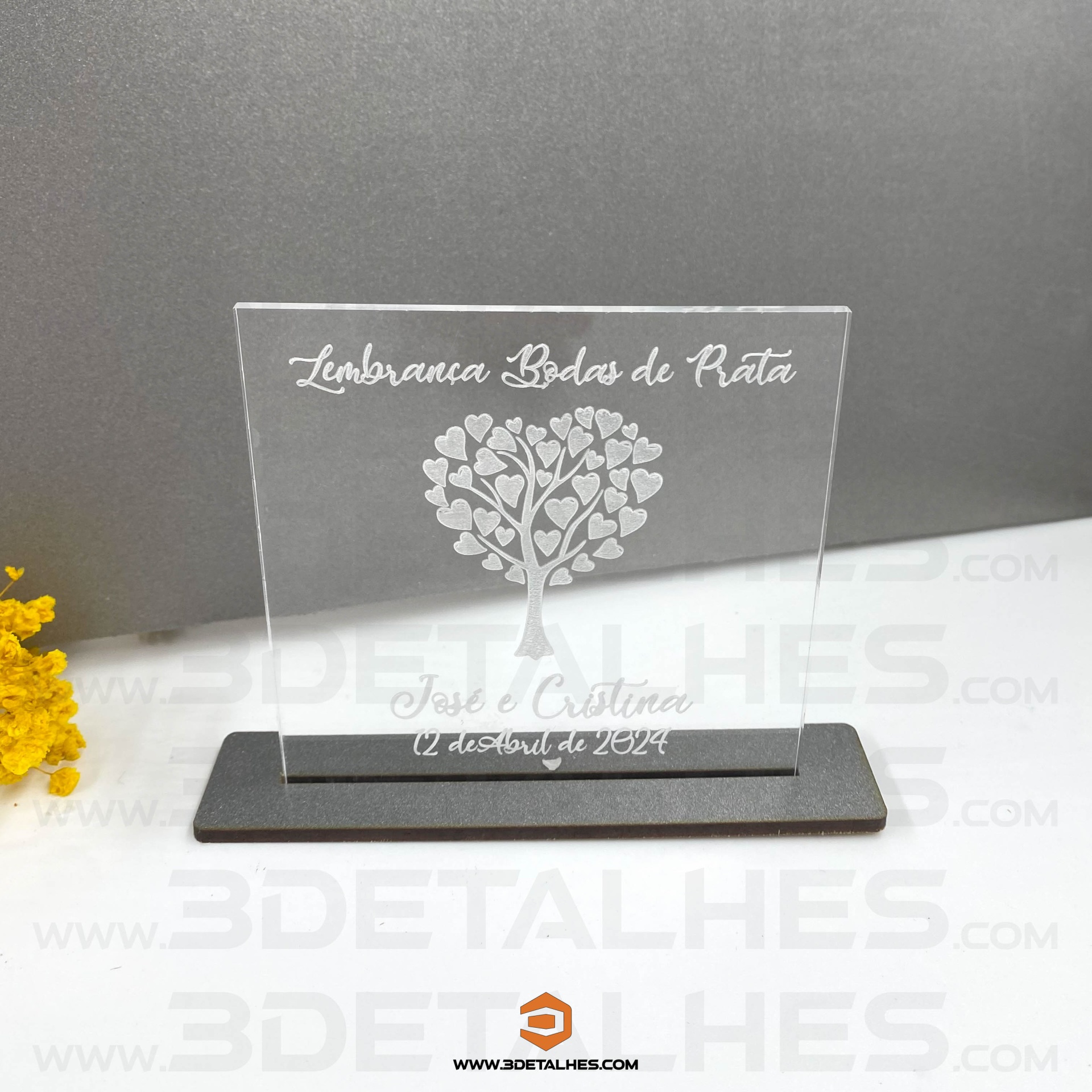 Lembrança Placa em Acrílico