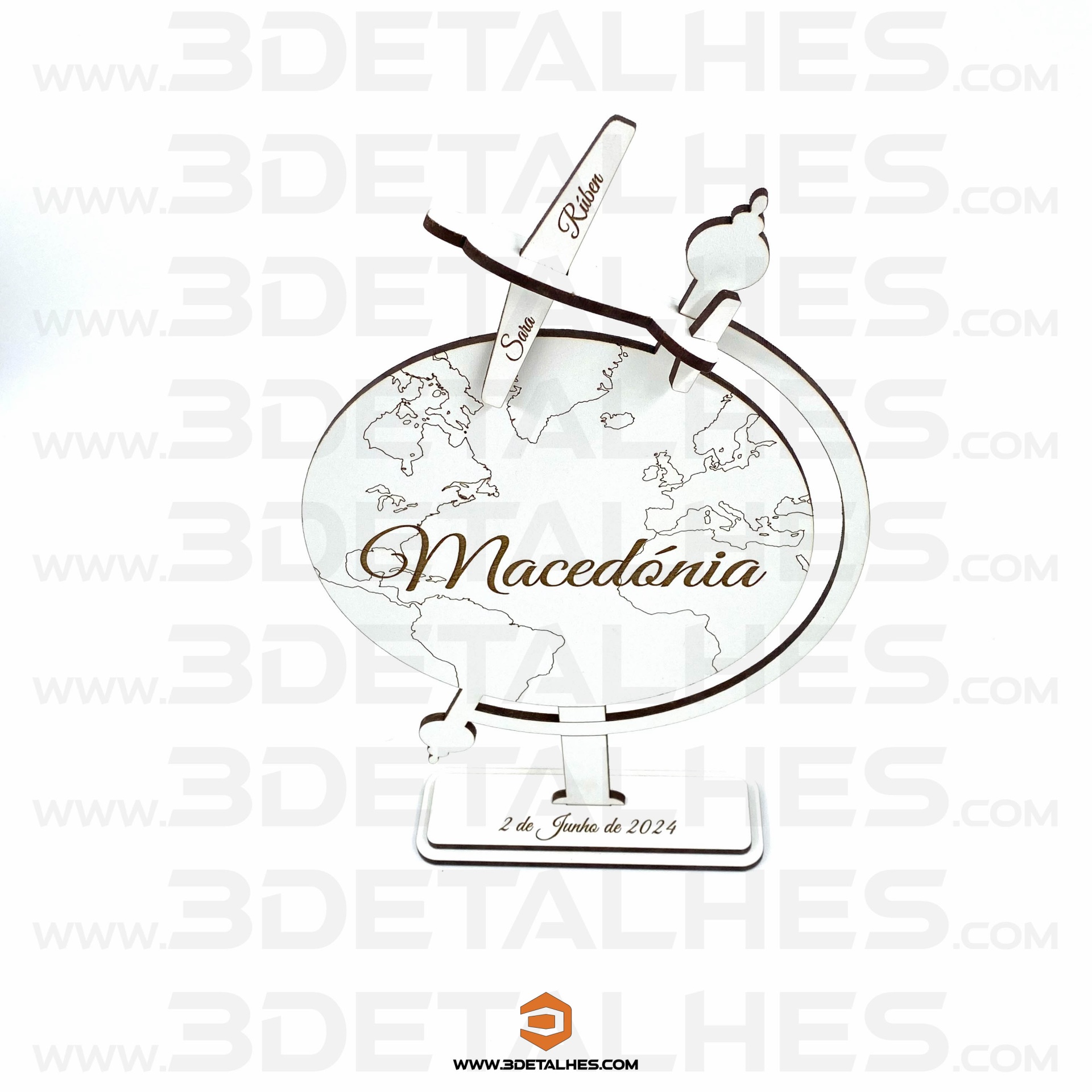 Marcador de Mesa - Globo