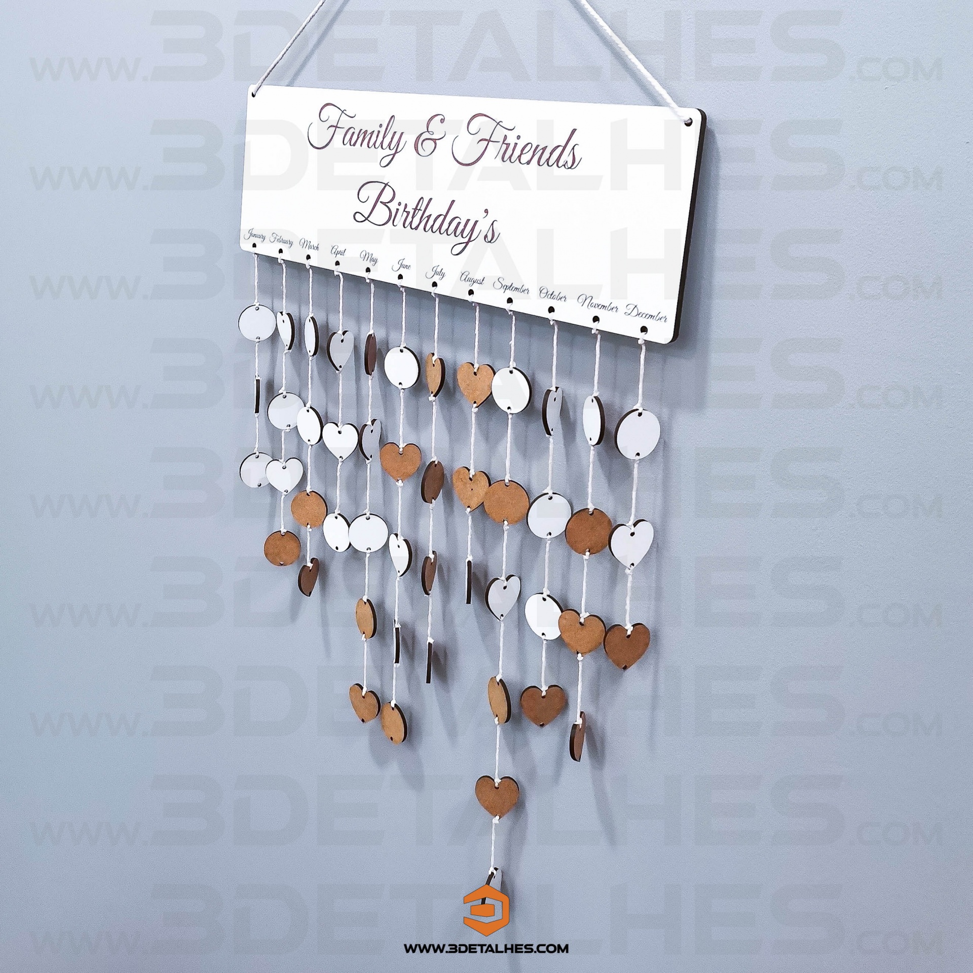 Calendário de Aniversários