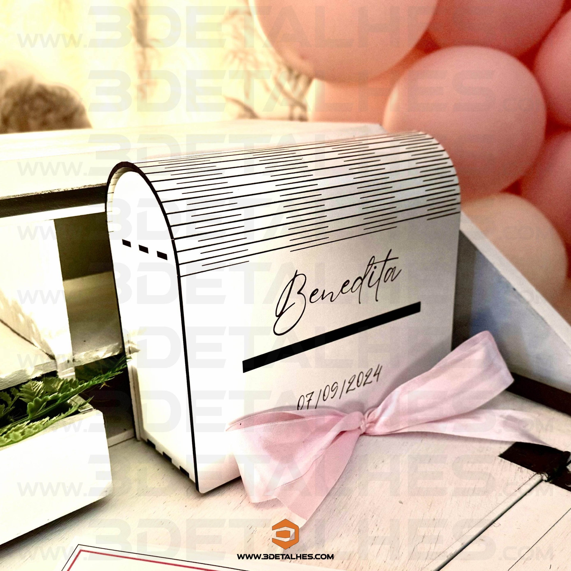 Caixa em forma de livro