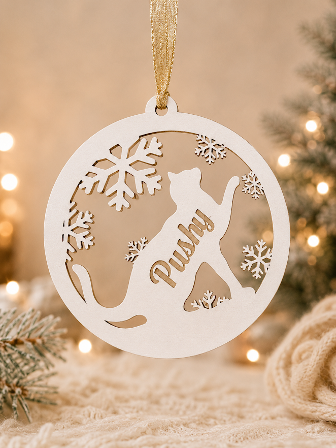 Bola de Natal - Gato