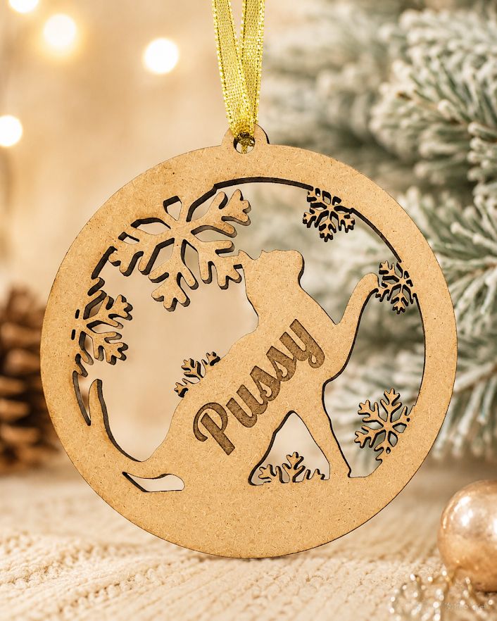 Bola de Natal - Gato
