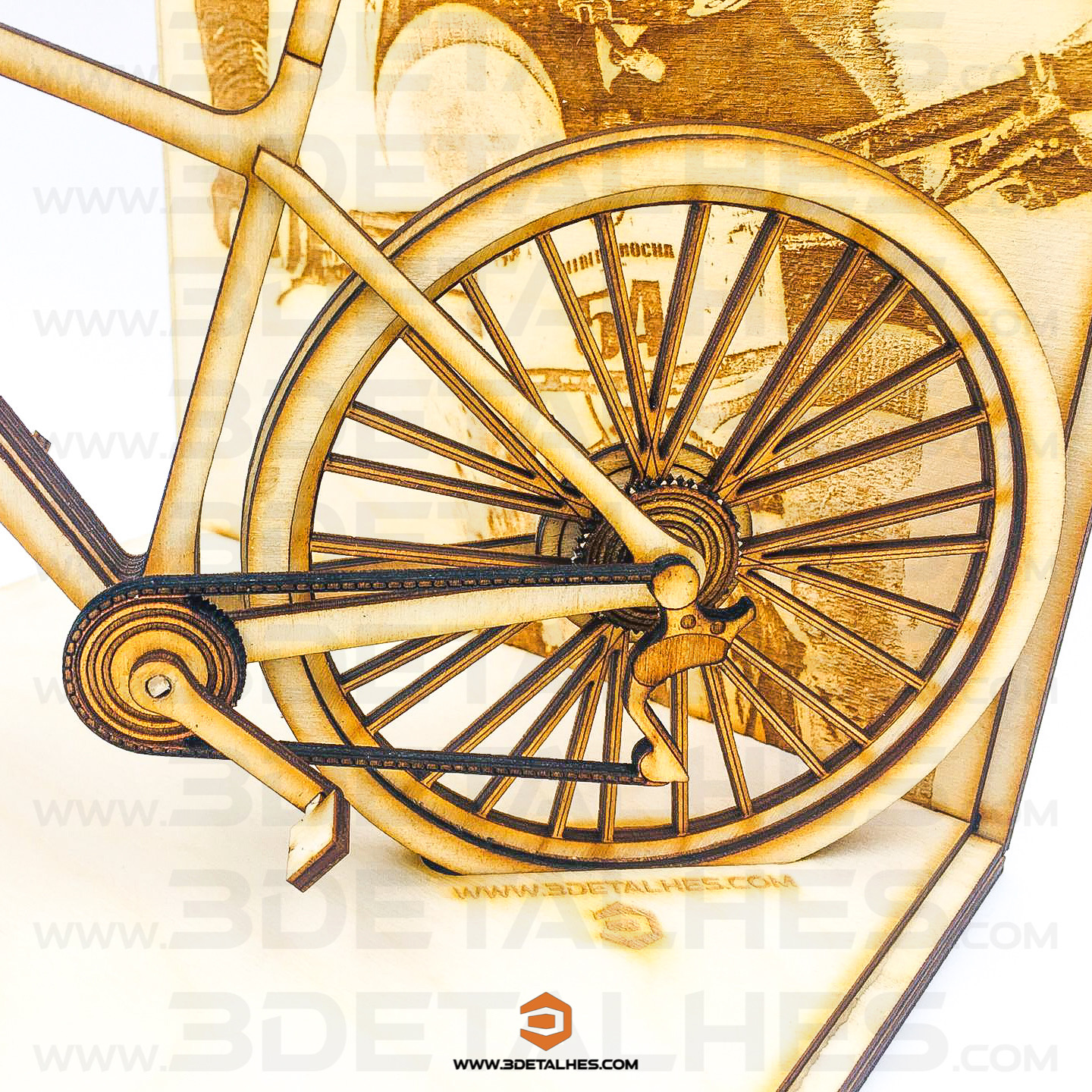 Bicicleta BTT à Escala com Foto Gravada