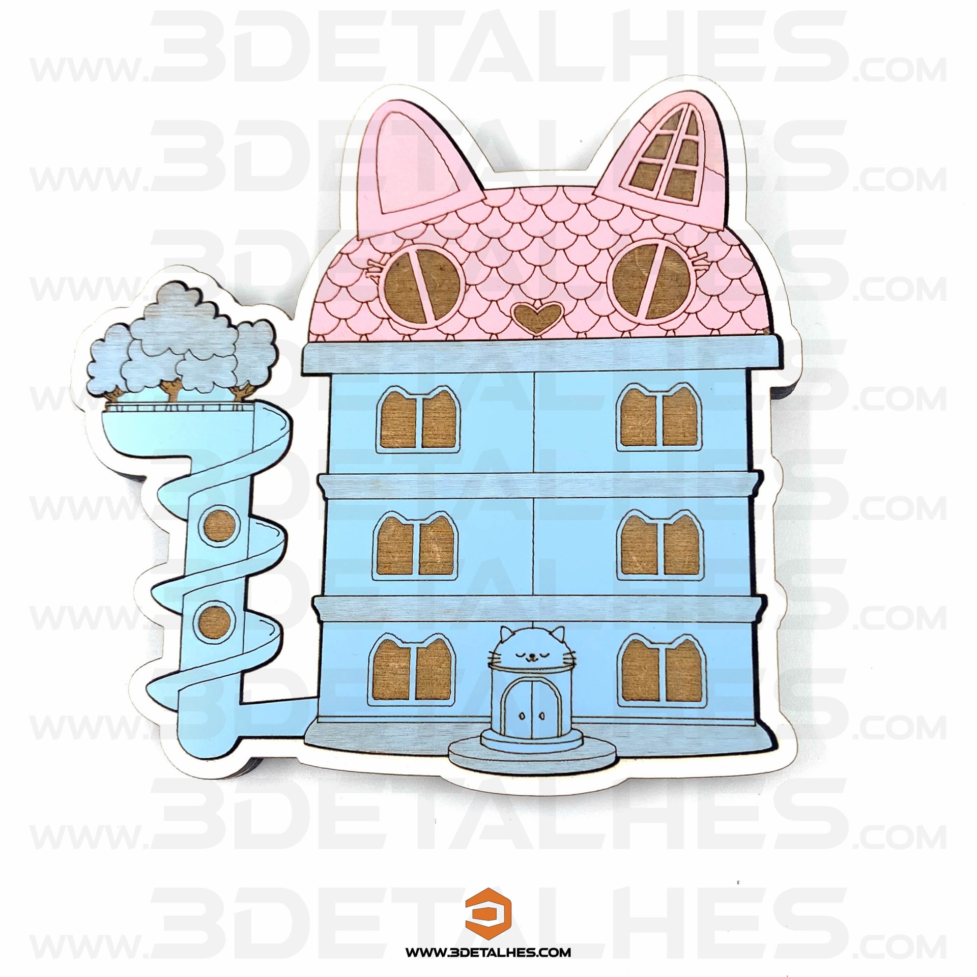 Lembrança Íman - Tema Casa da Gabby