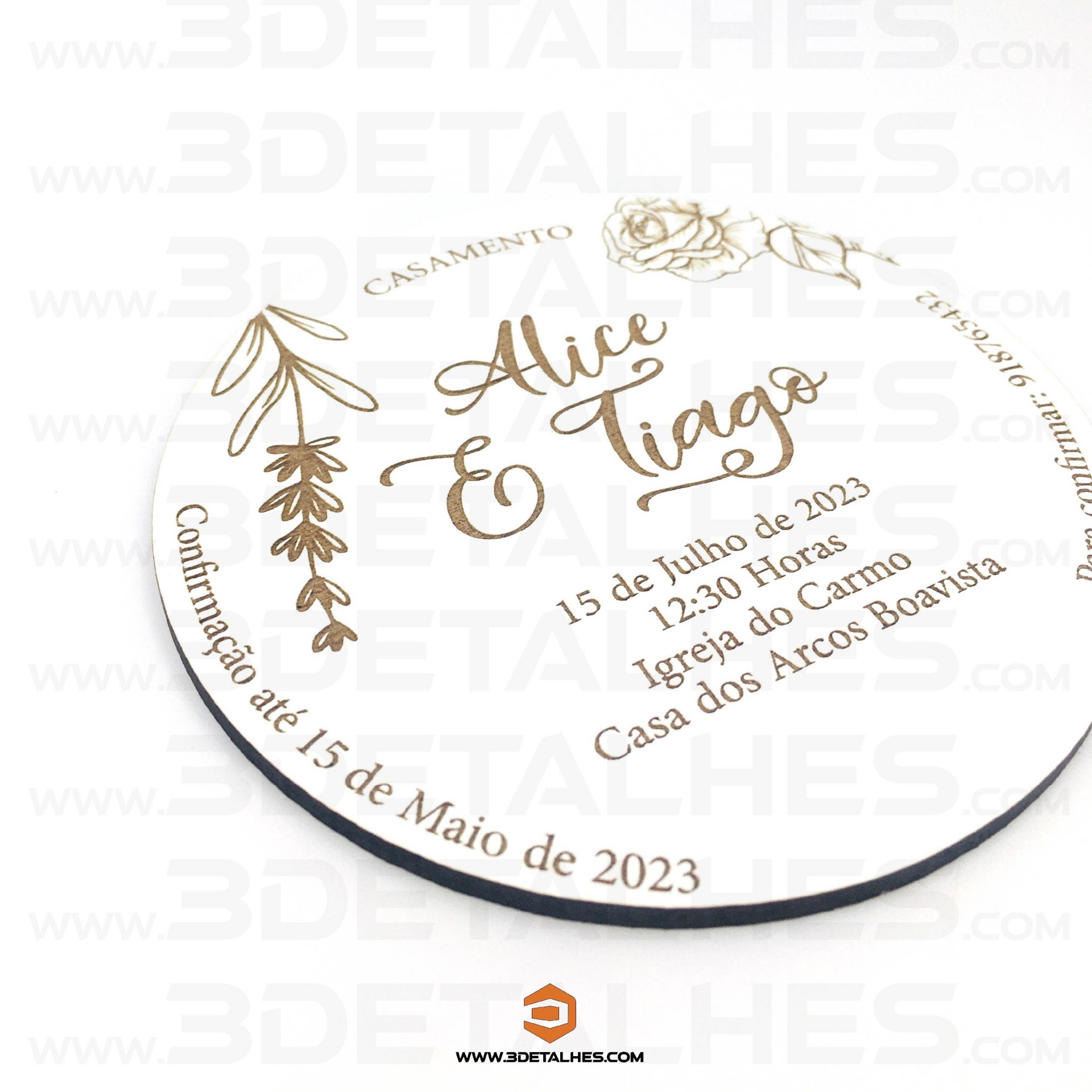 Convite Íman Redondo