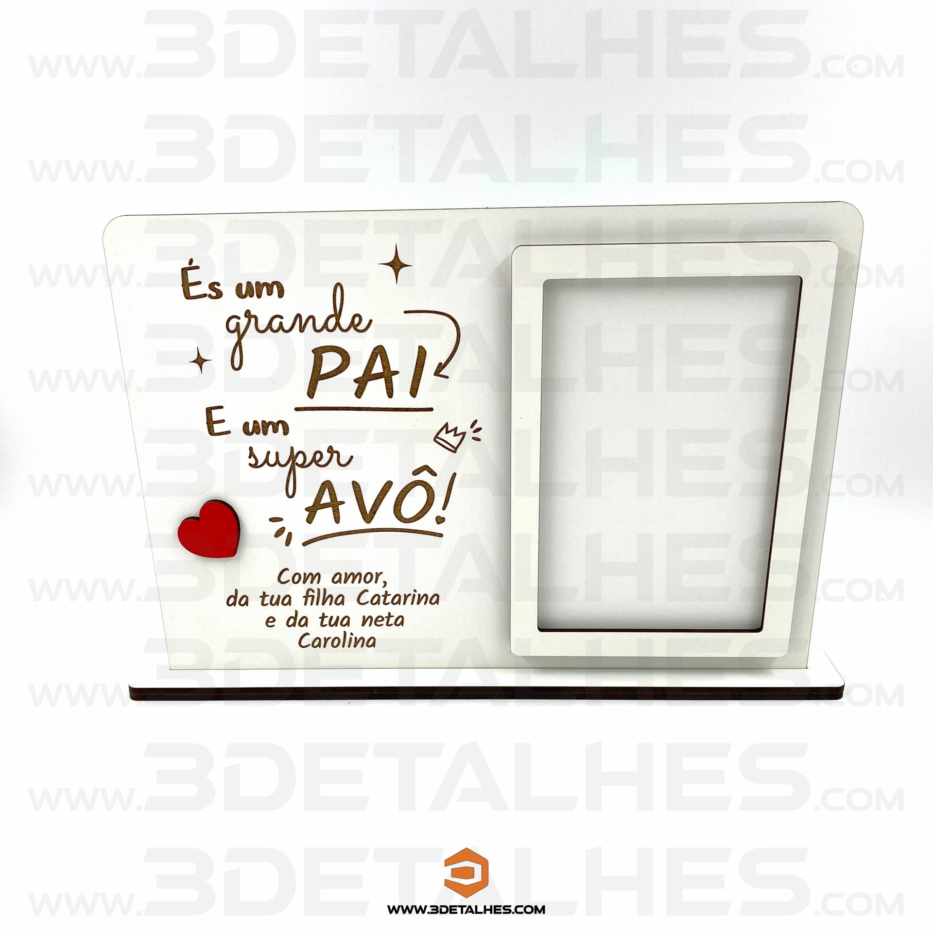 Moldura "És um grande Pai e um Super Avô"