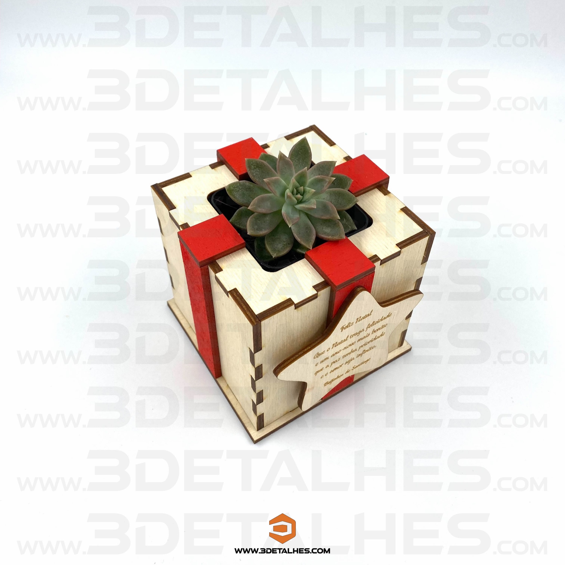 Vaso Presente de Natal