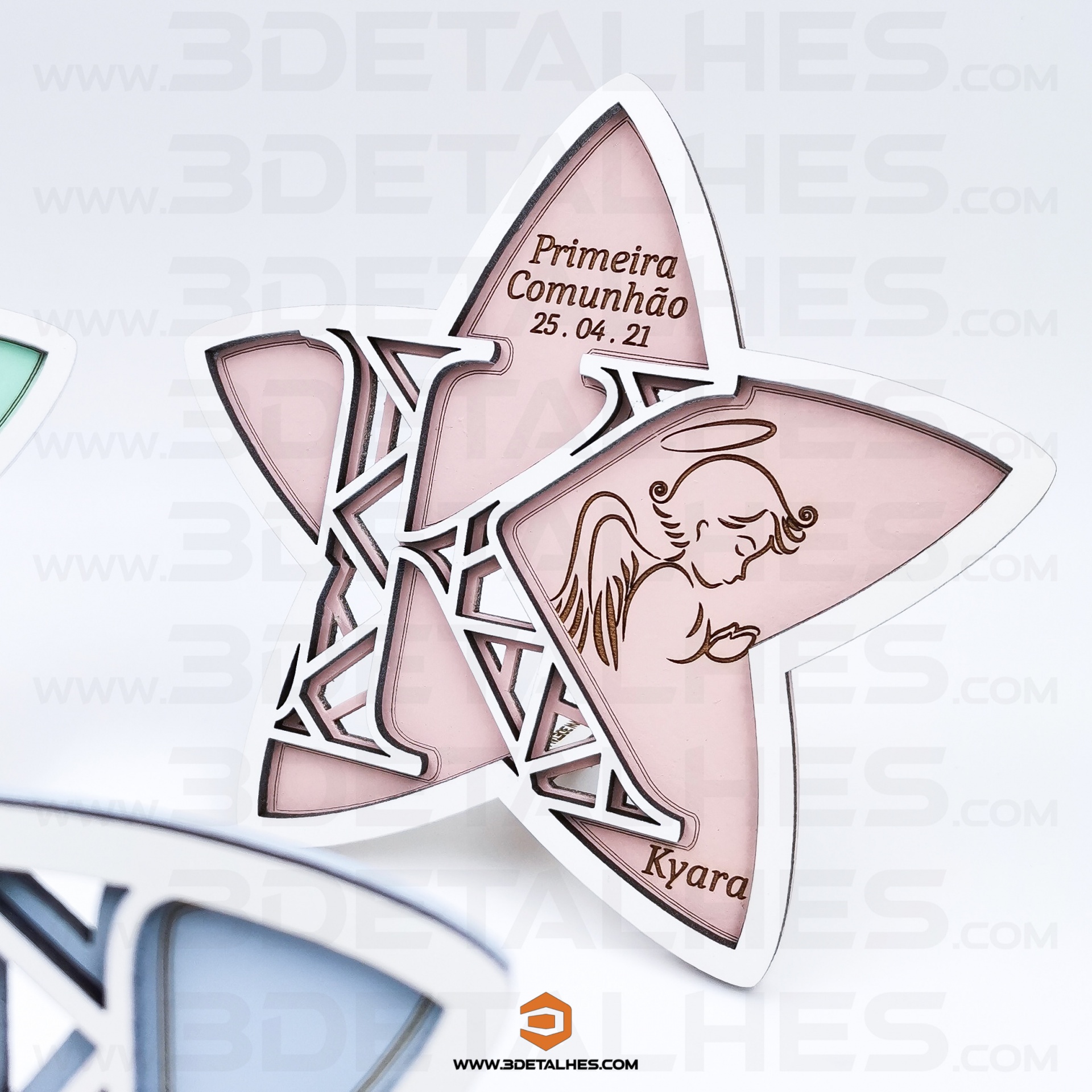 Lembrança Estrela com Inicial