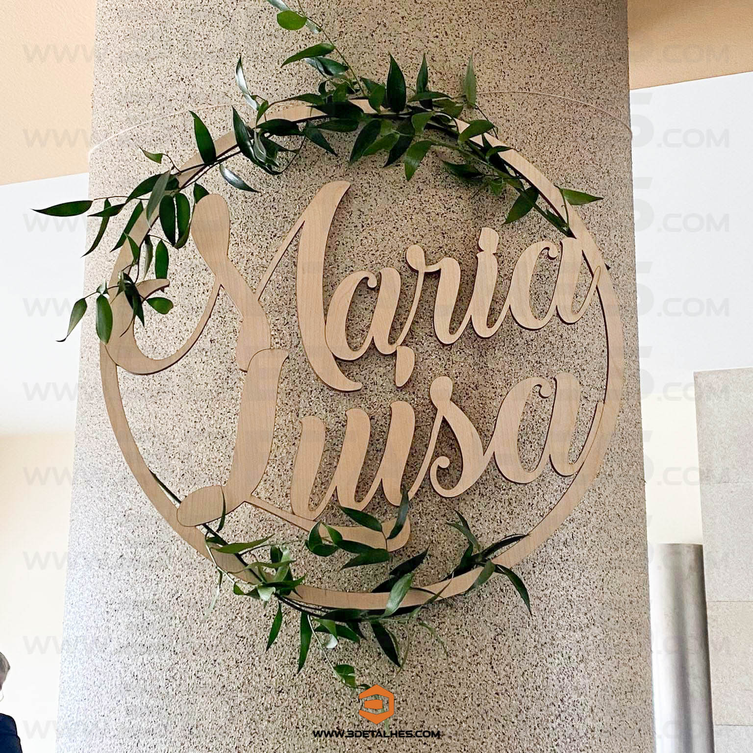 Círculo com Nome - 60cm