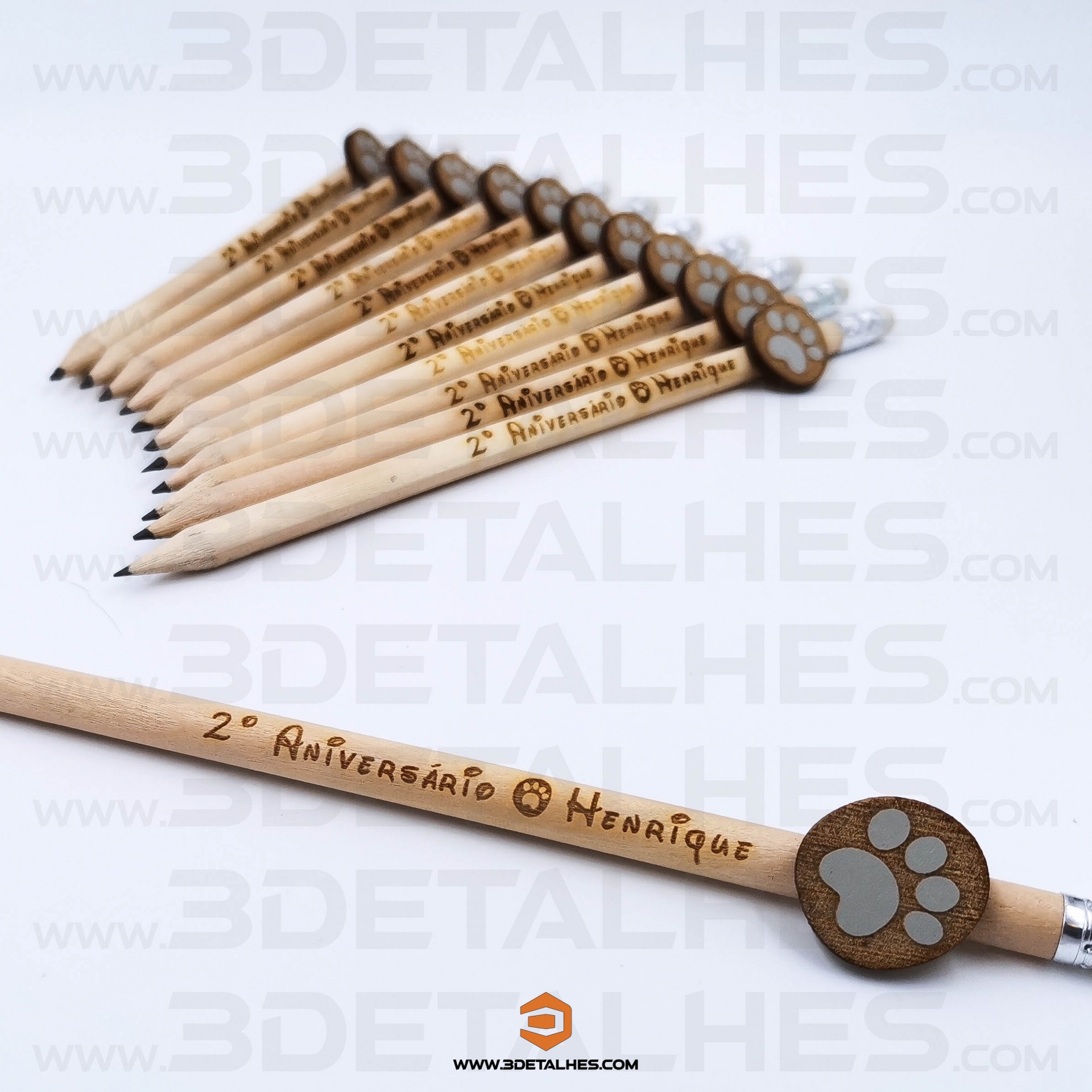 Lembrança Lápis com Aplique