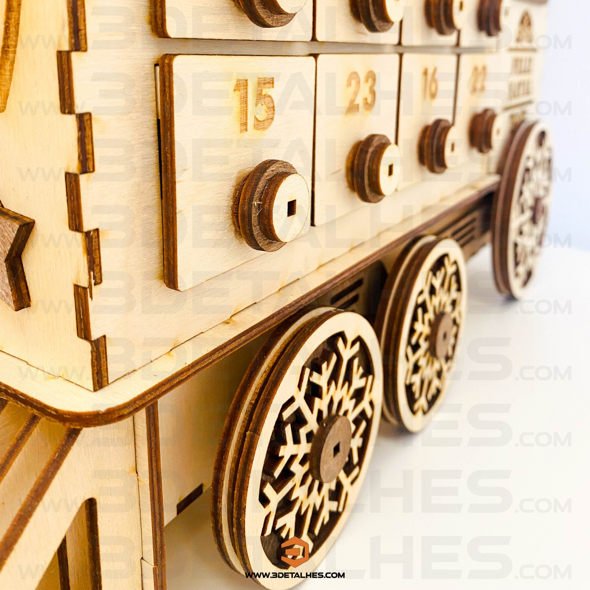 Calendário do Advento - Comboio