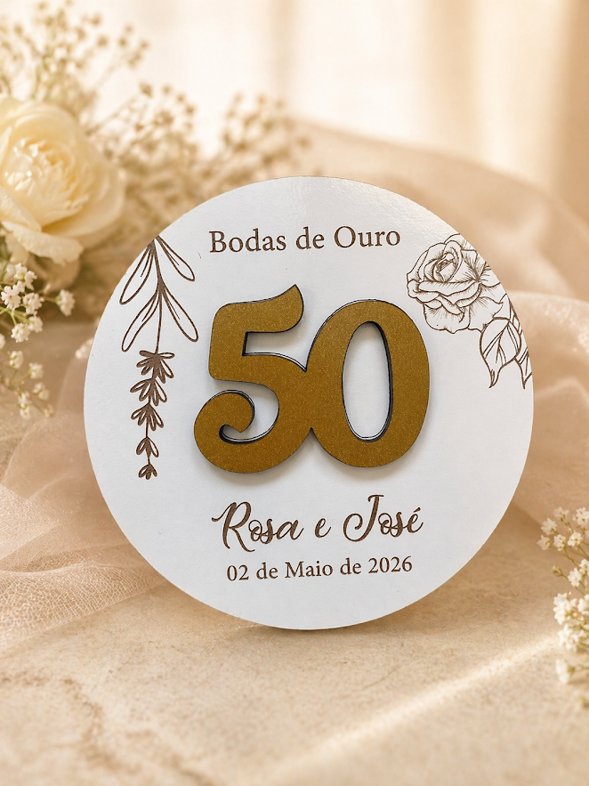 Lembrança Bodas  (Íman)