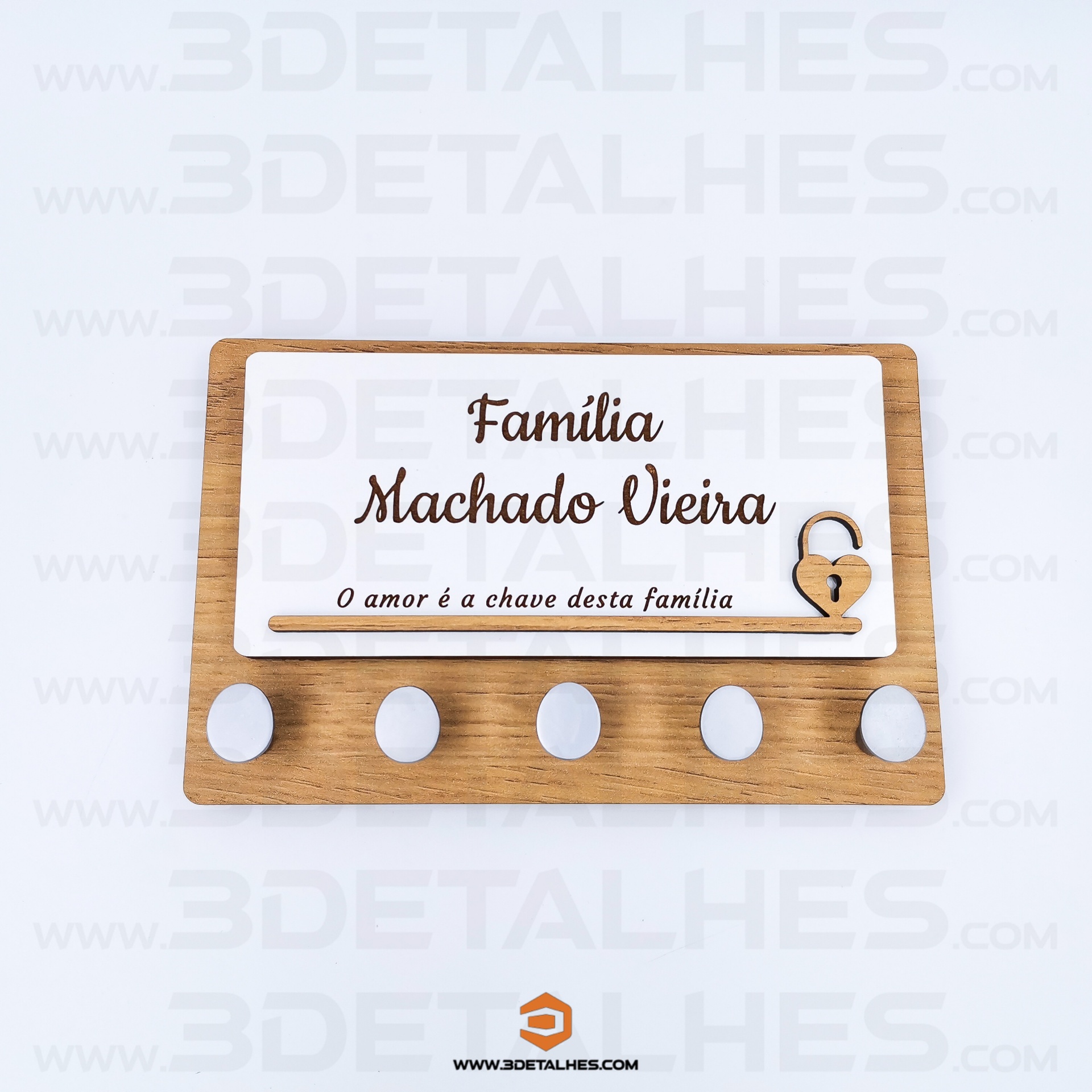 Chaveiro com Suporte para Cartas