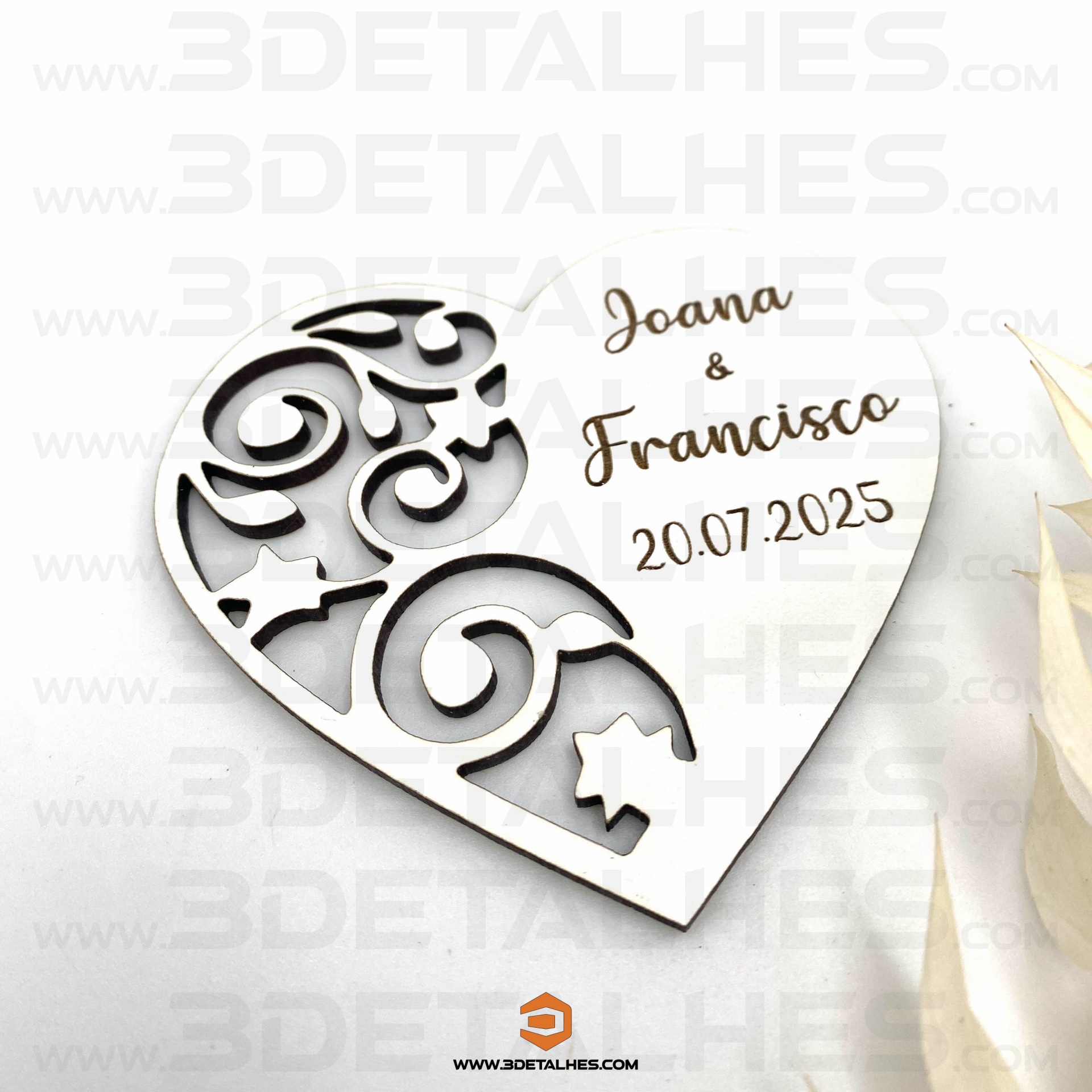 Lembrança Coração (íman)