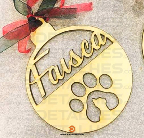 Bola de Natal - Animal