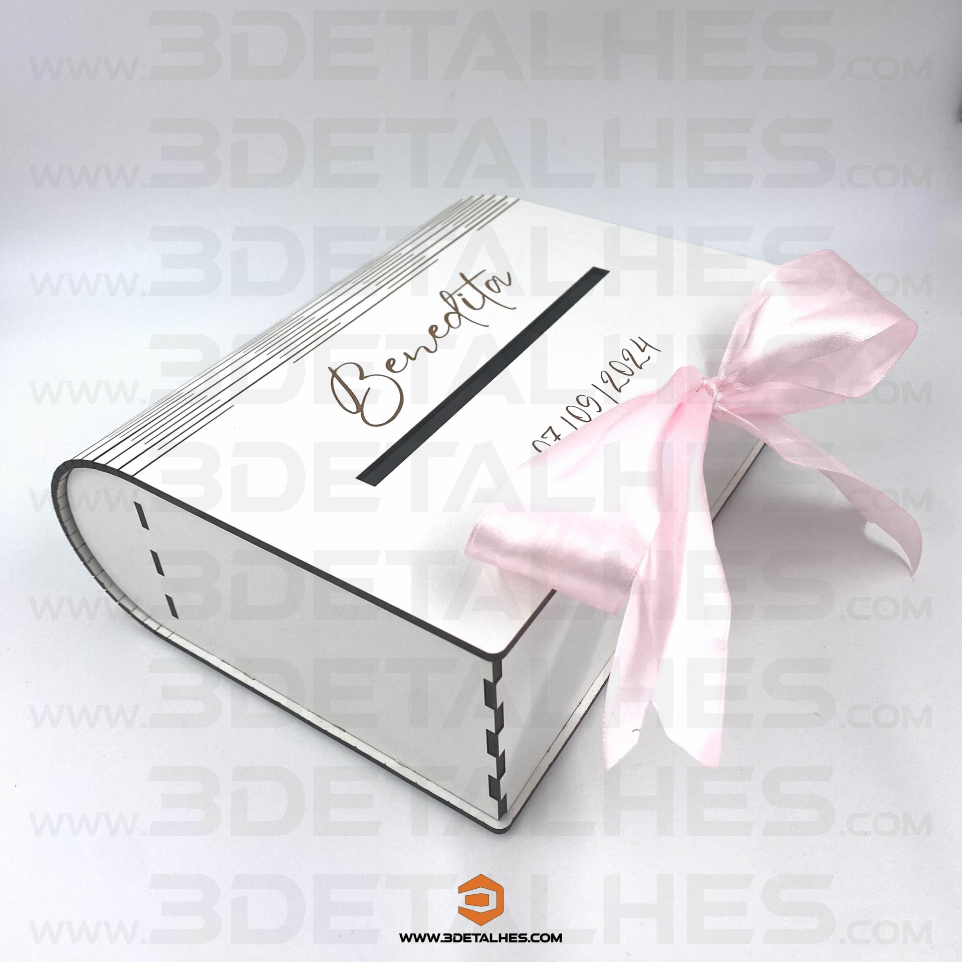 Caixa em forma de livro