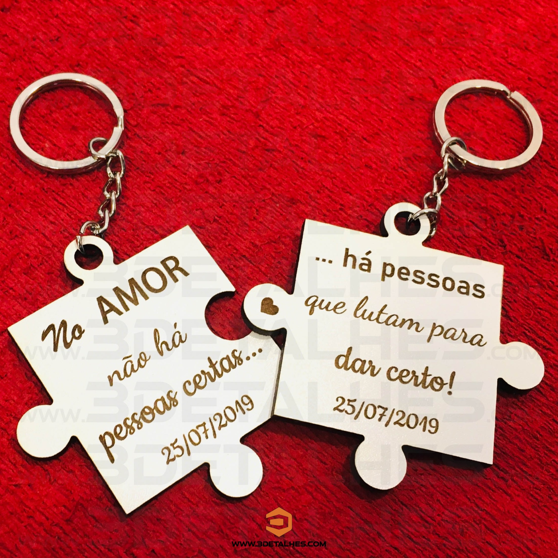 Conjunto Porta-Chaves Puzzle