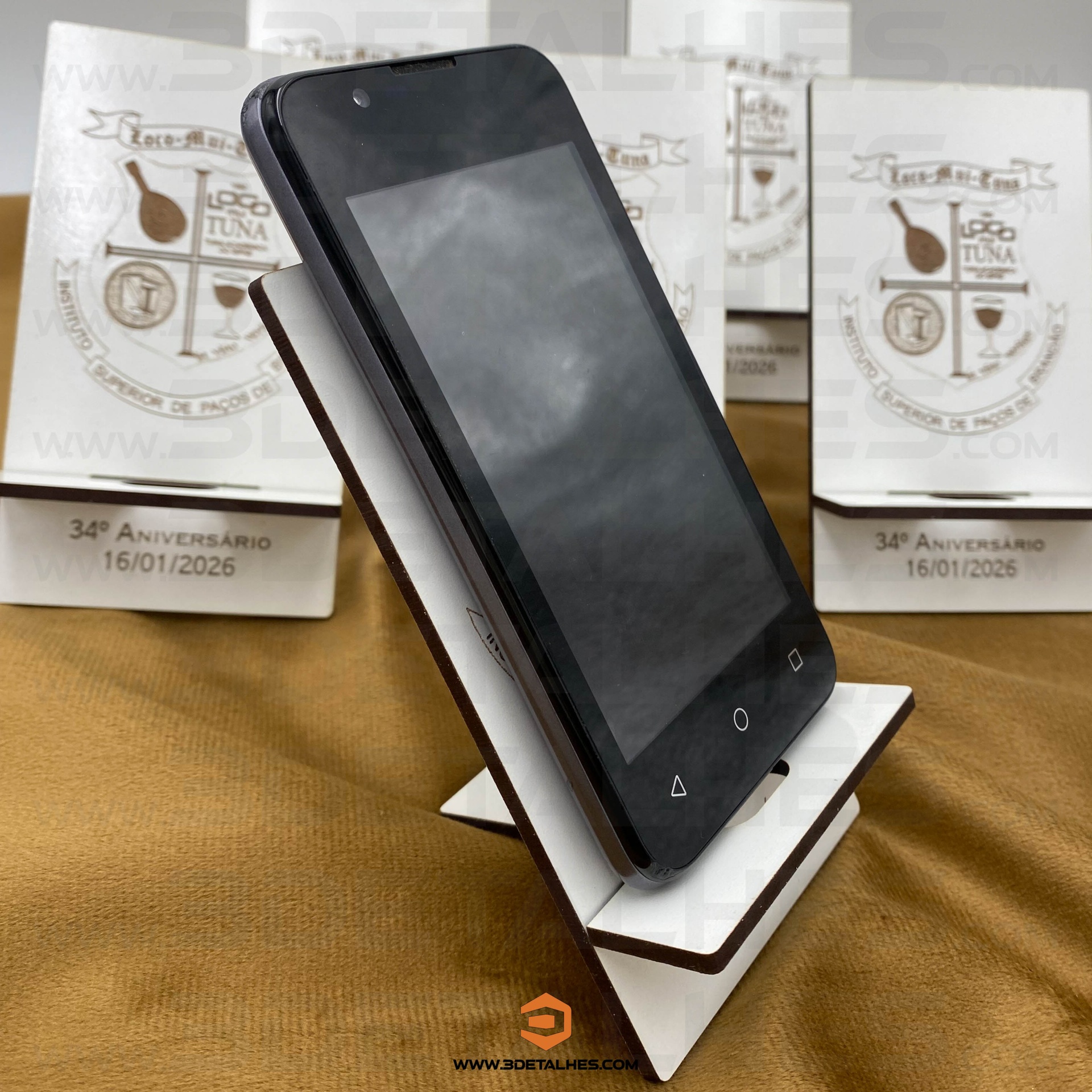 Suporte para Telemóvel - Logo