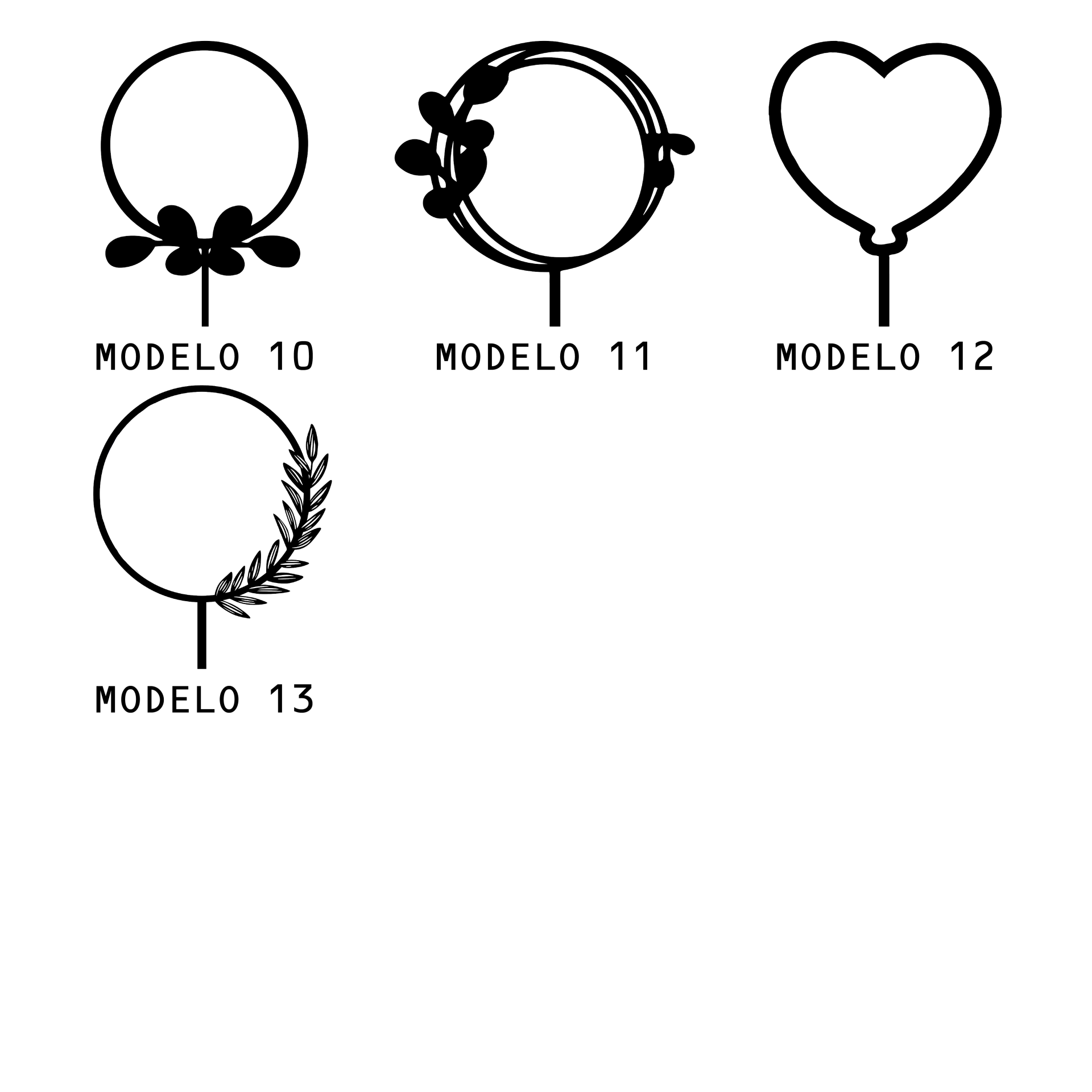 Topo de Bolo - Floral