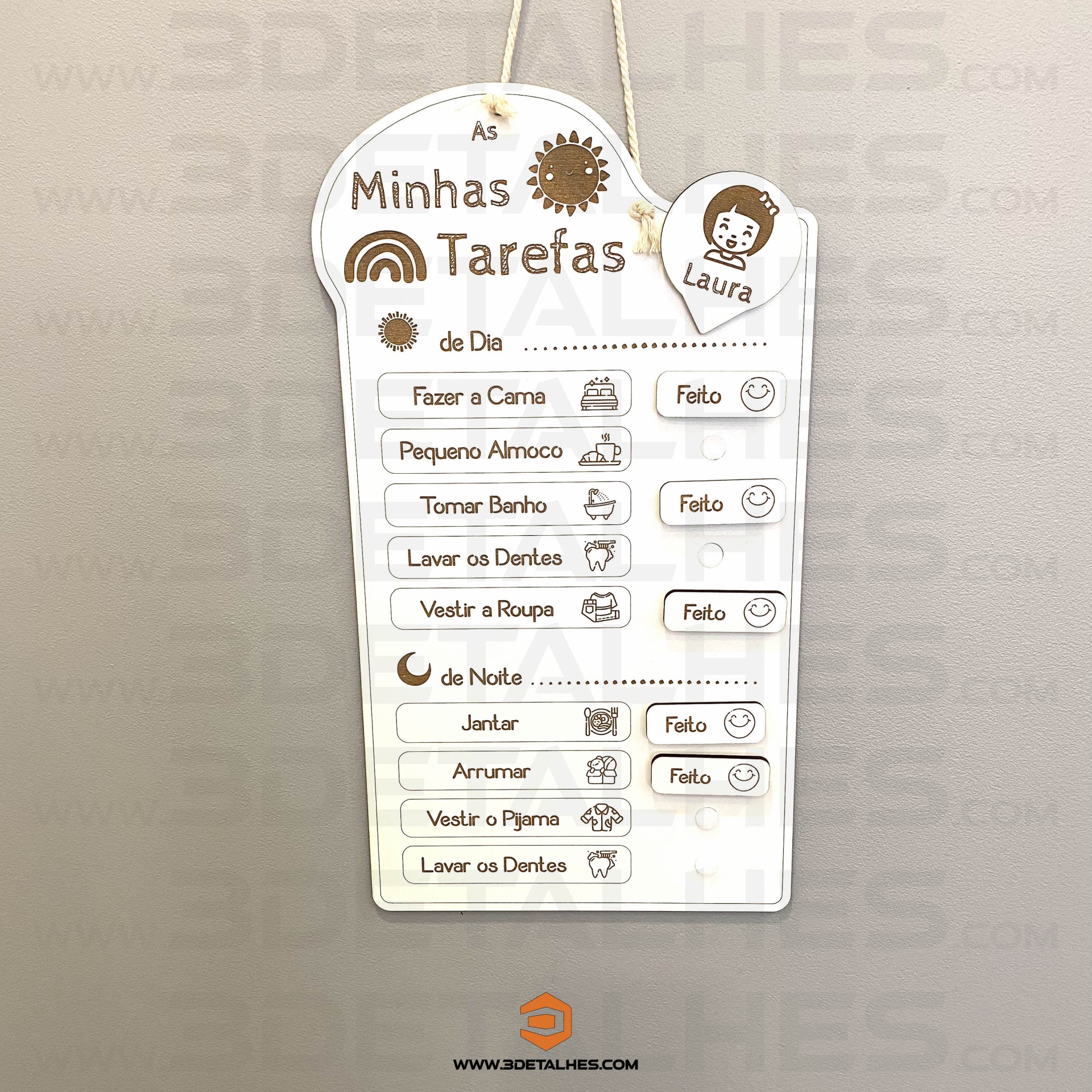 Quadro "As Minhas Tarefas"