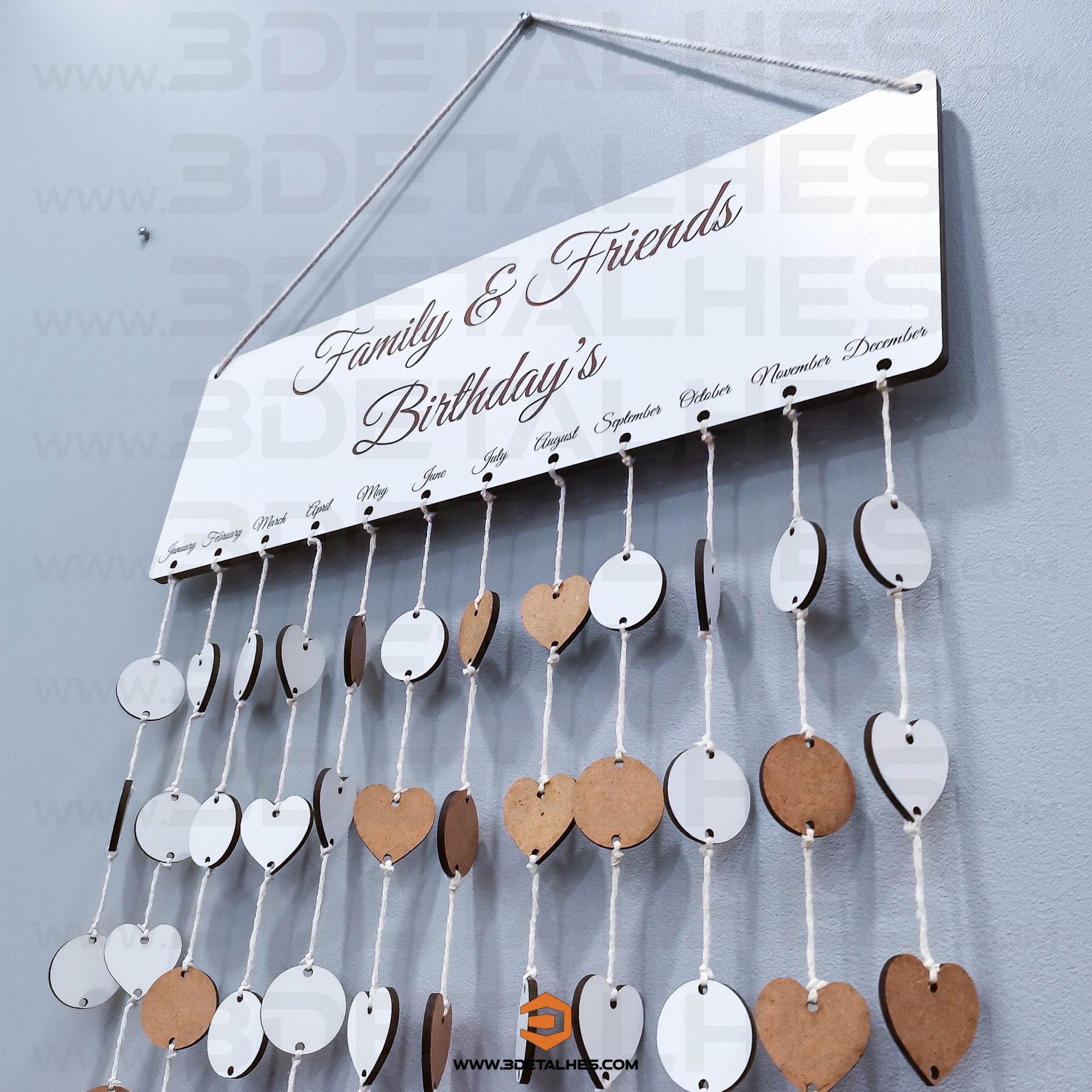 Calendário de Aniversários