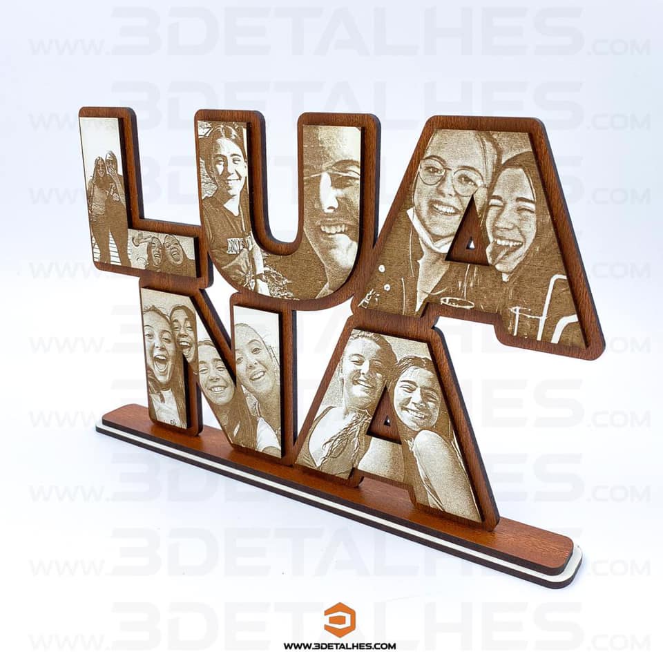 Nome com Fotografias Gravadas