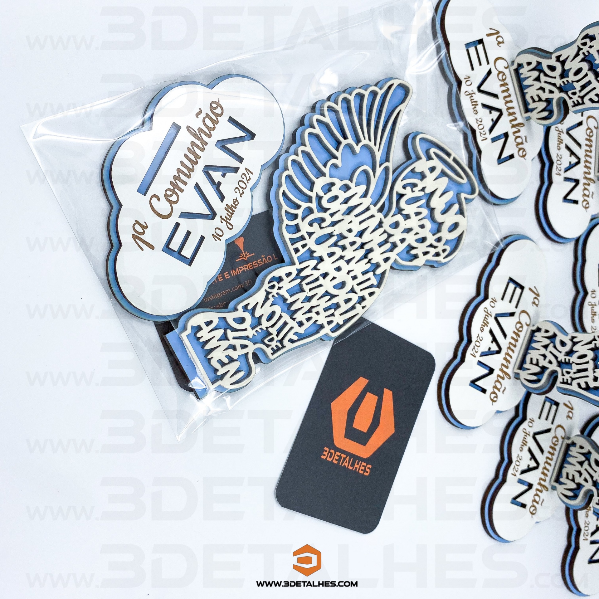 Lembrança Anjinho da Guarda - Primeira Comunhão