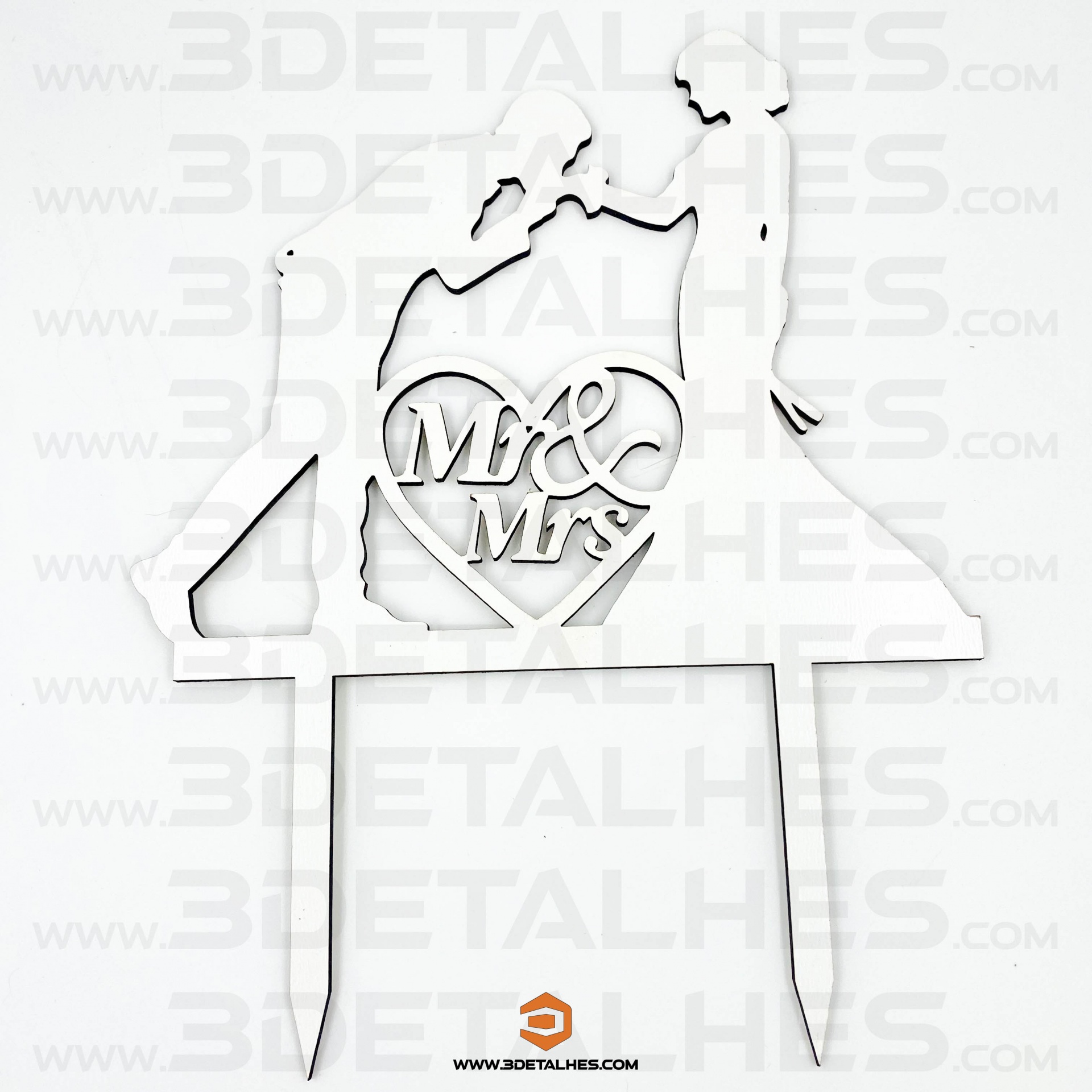 Topo de Bolo - Noivos