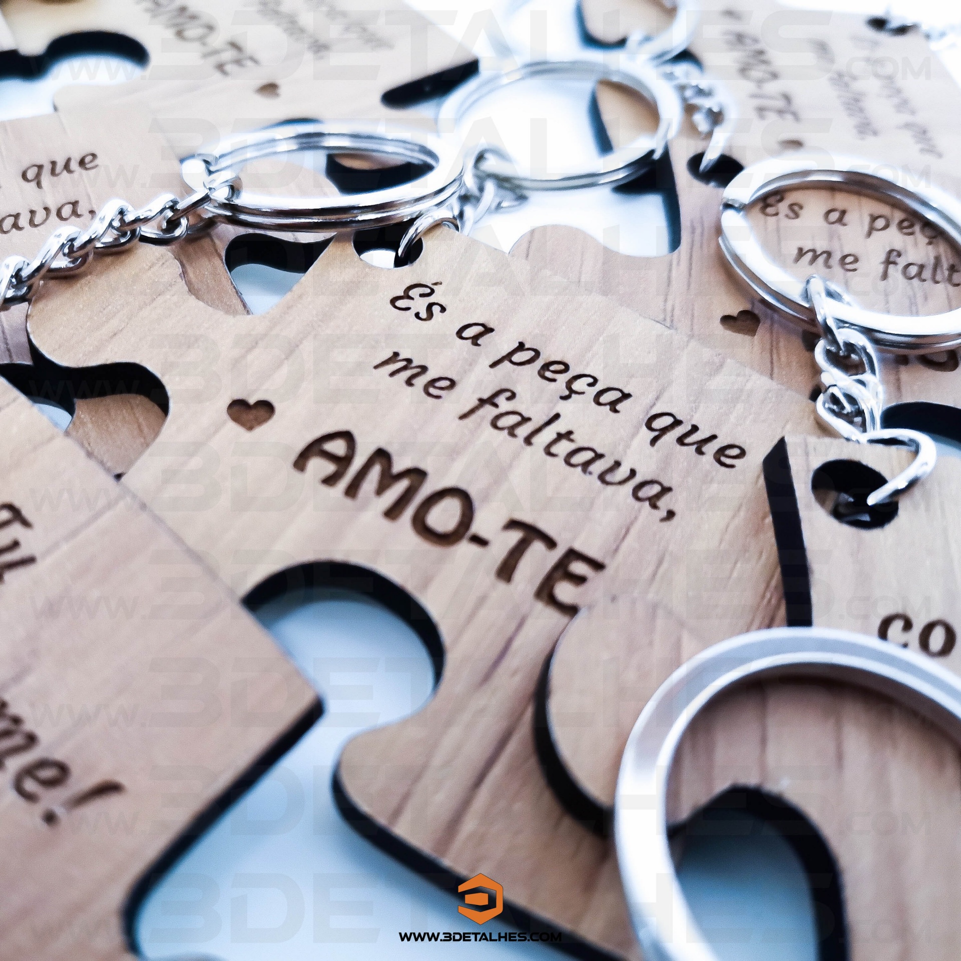 Porta Chave Peça de Puzzle