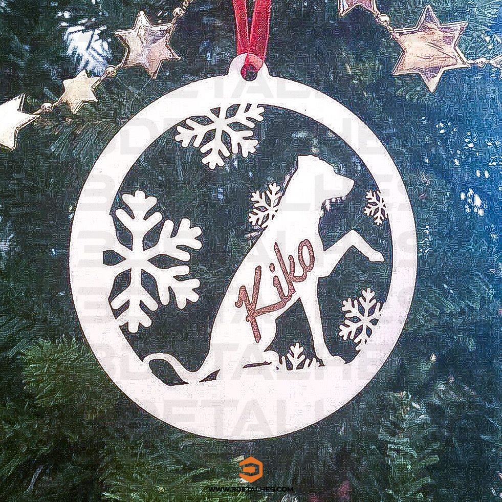 Bola de Natal - Cão