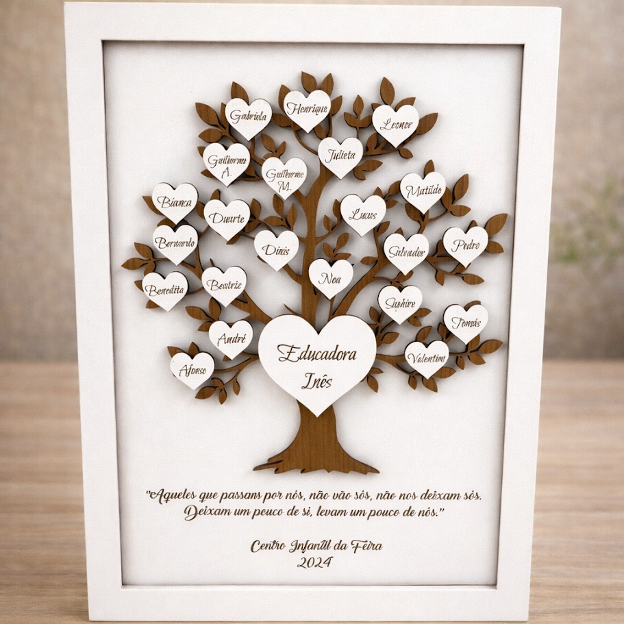 Quadro Árvore - Dedicatória