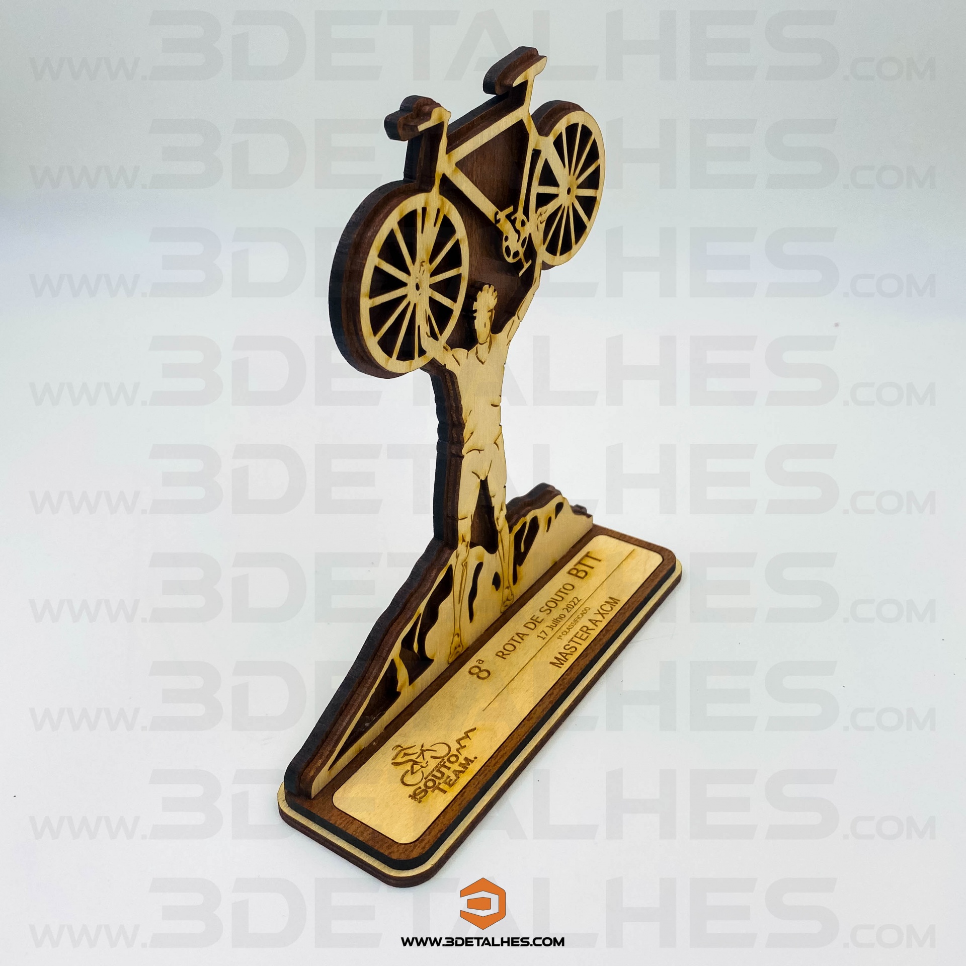 Troféu BTT - Contraplacado