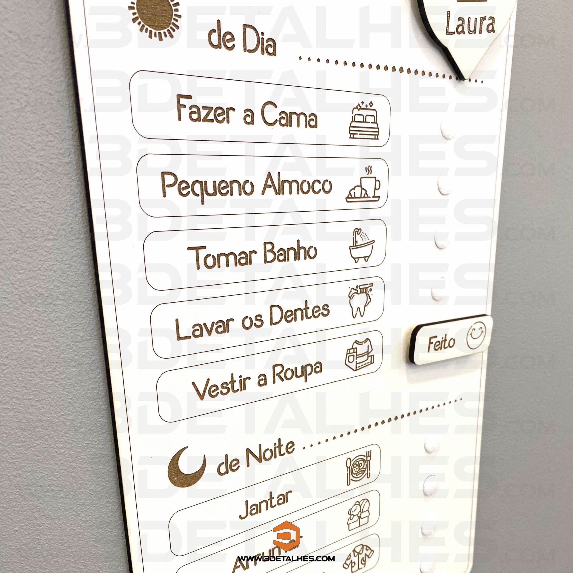 Quadro "As Minhas Tarefas"