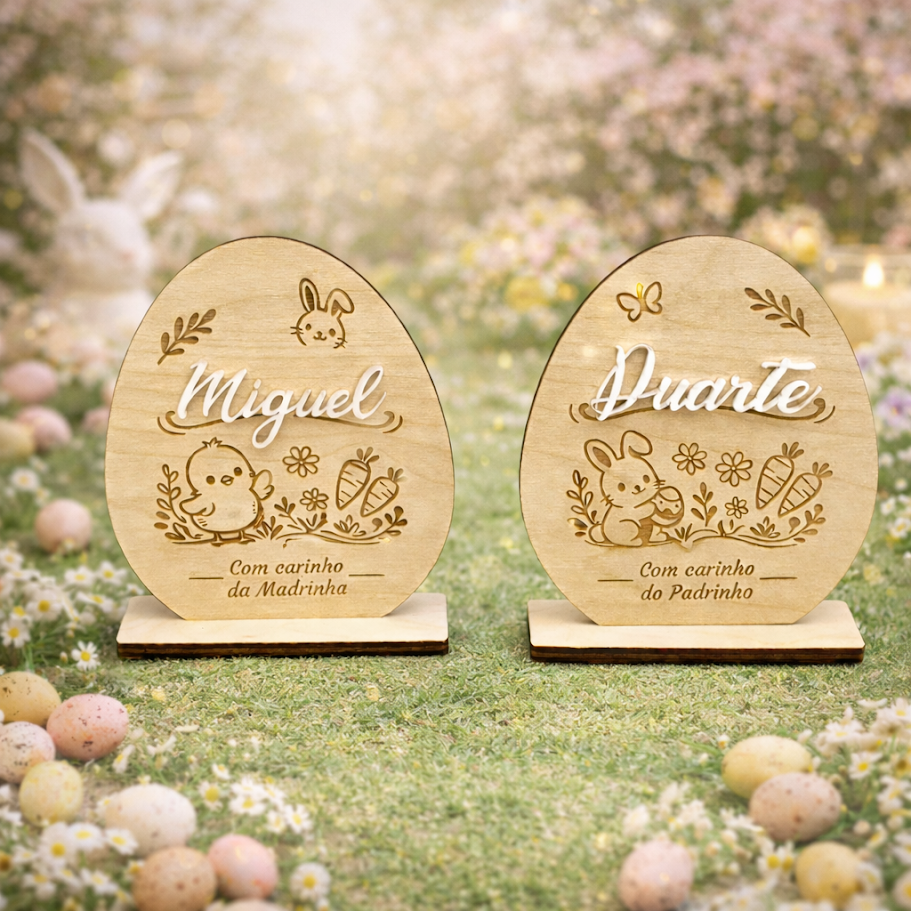 Peça Ovo da Páscoa com Nome