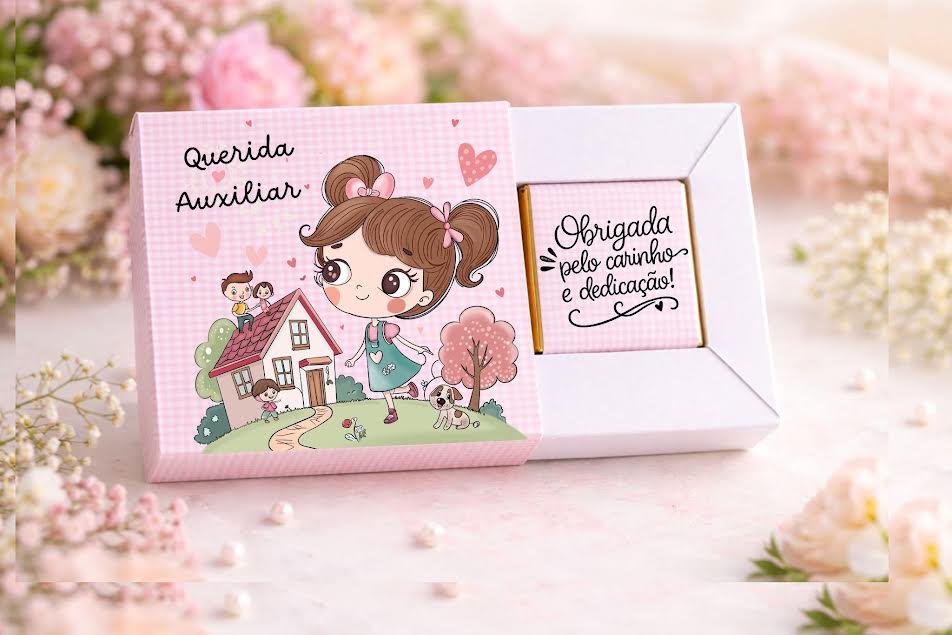 Caixa com chocolate