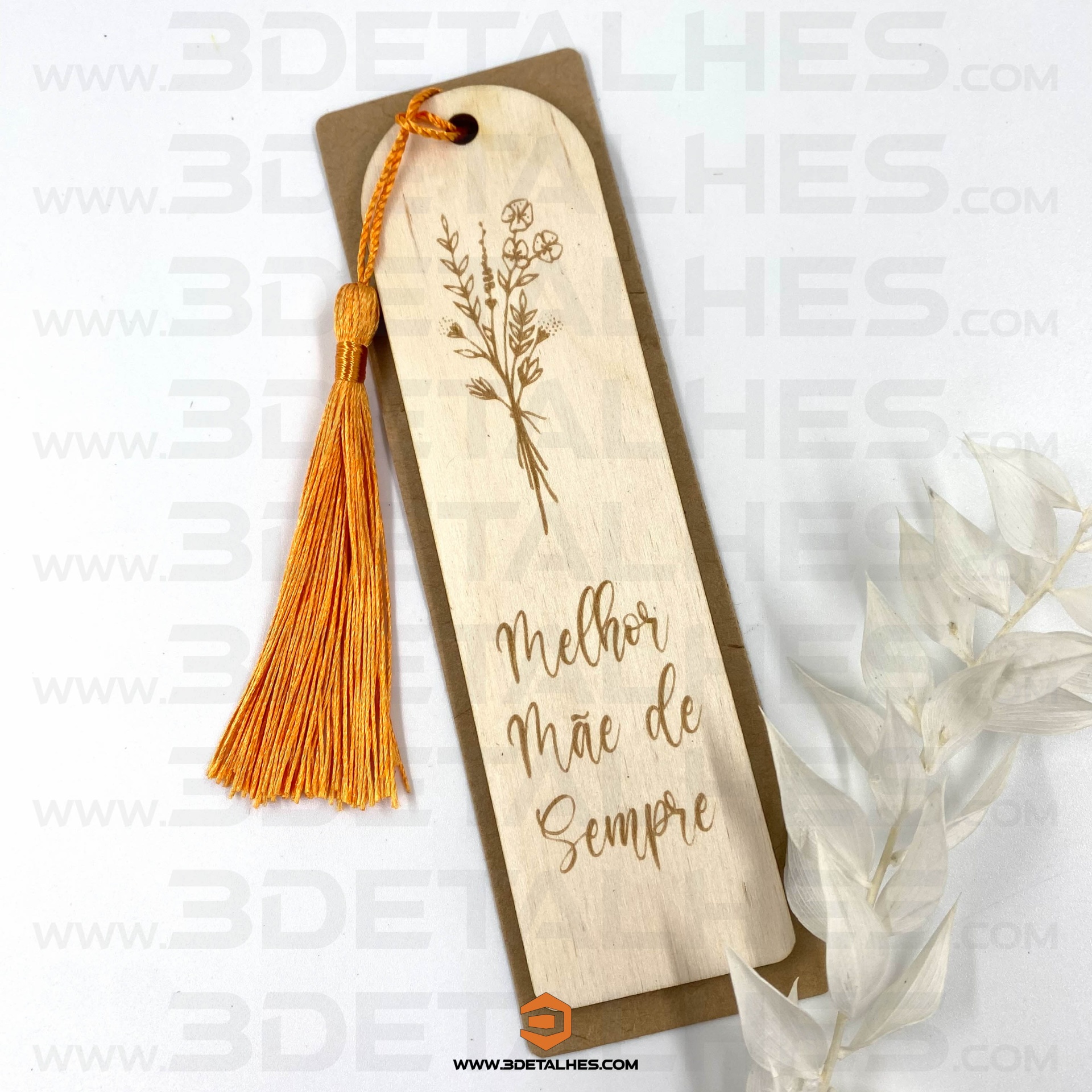 Marcador de Livro - Mãe