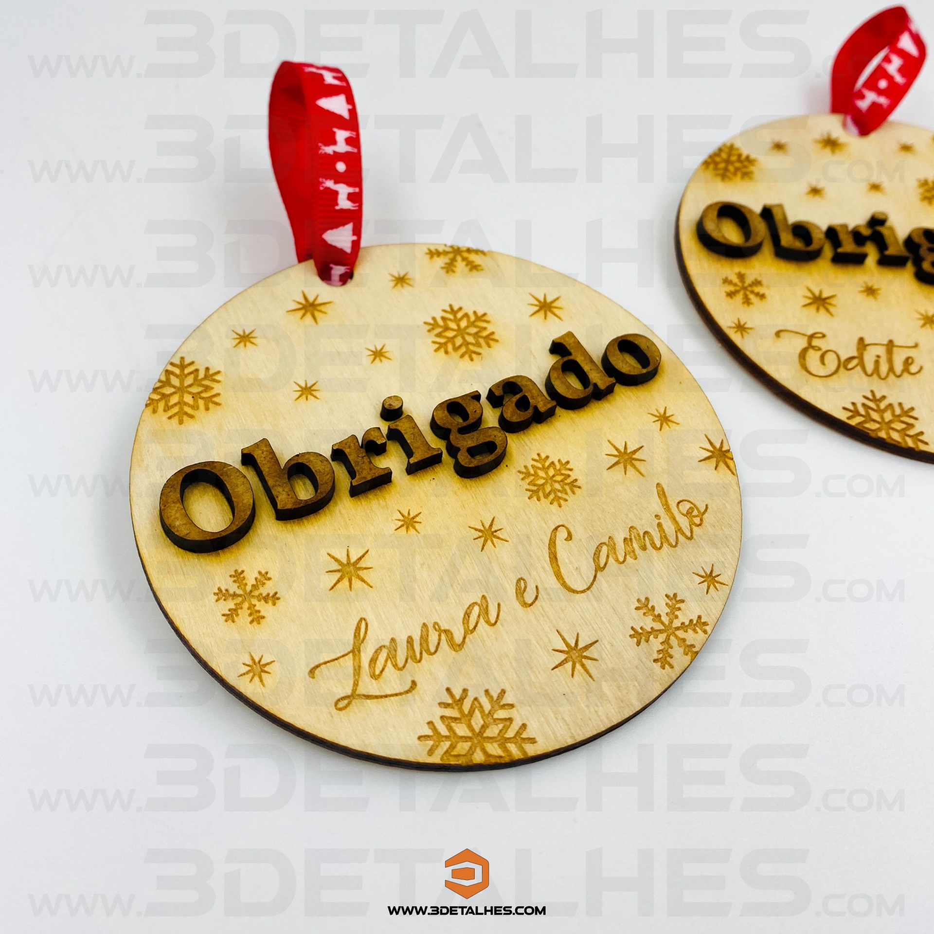 Bola de Natal - OBRIGADO