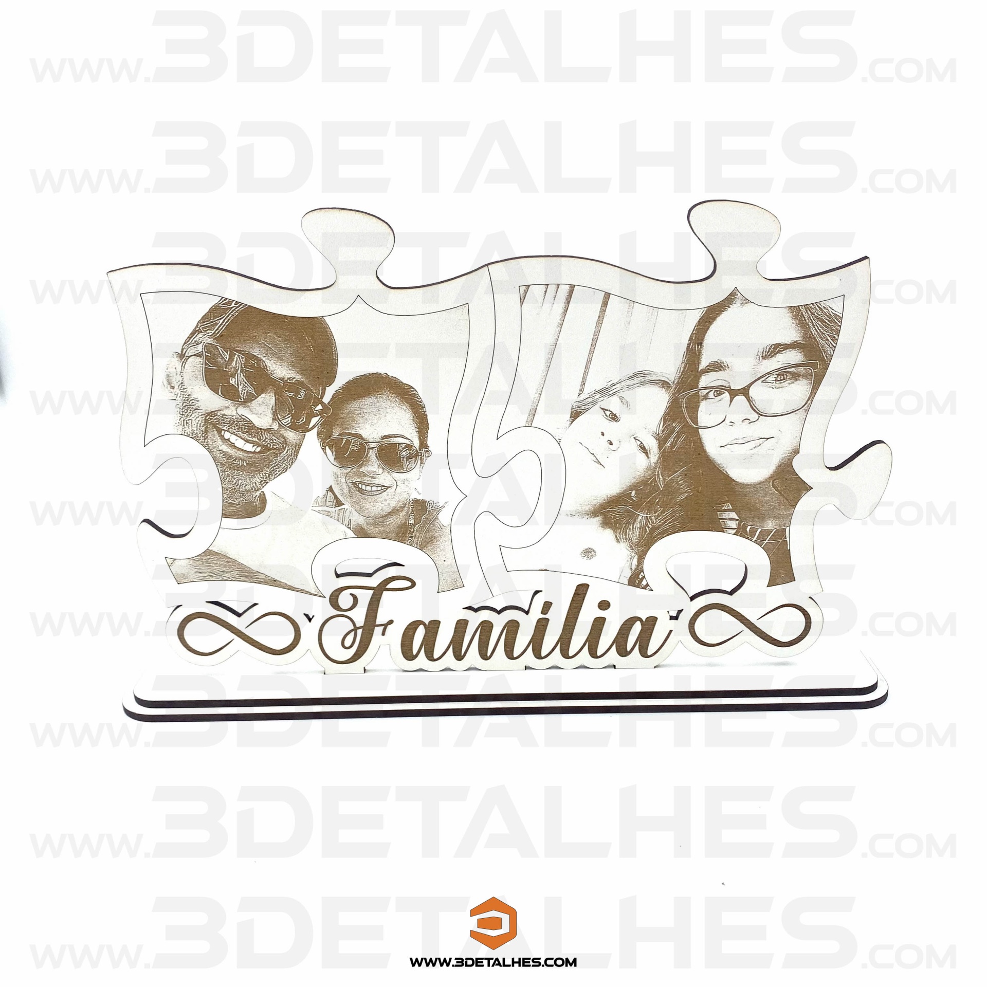 Peça Puzzle com Fotografia