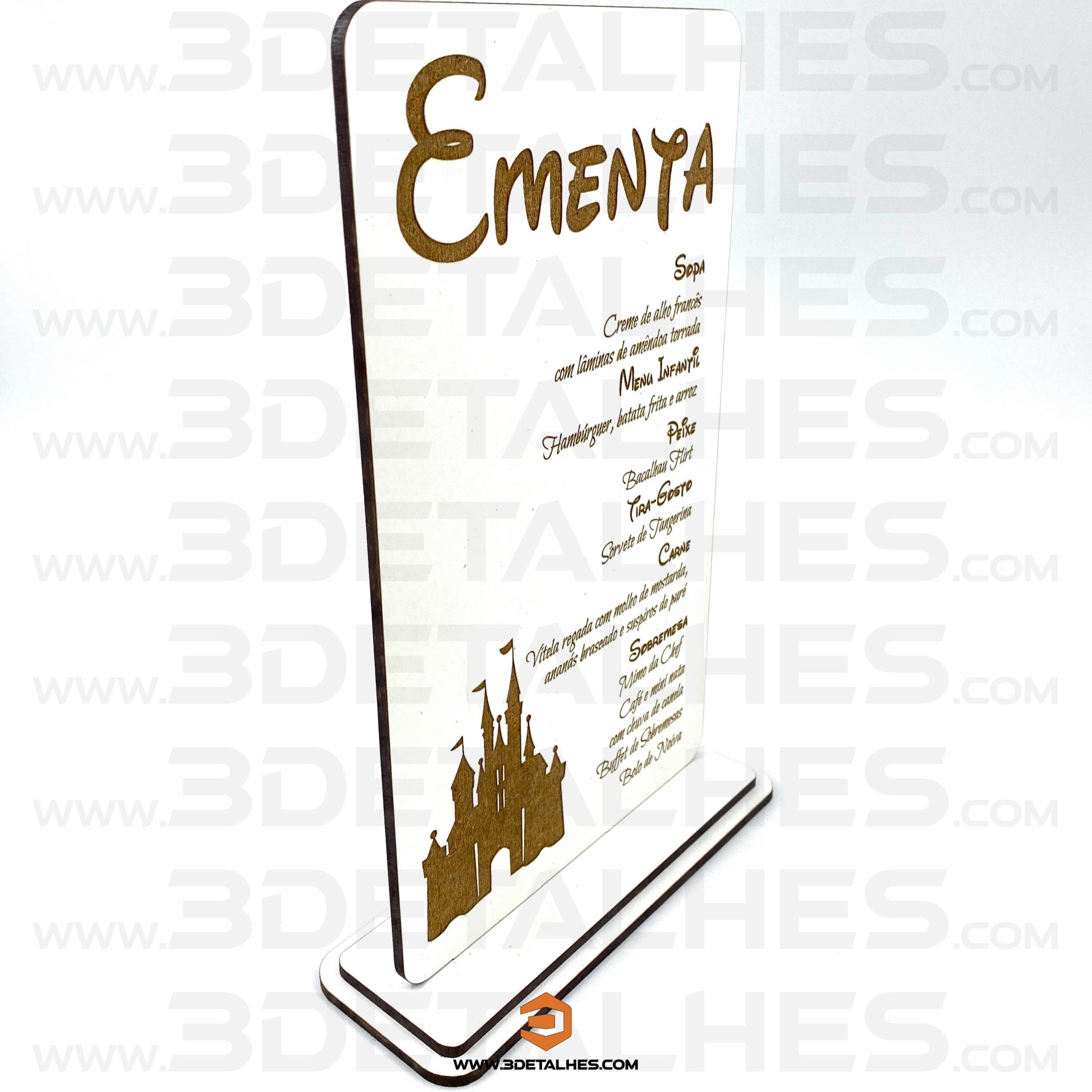 Ementa Castelo Disney