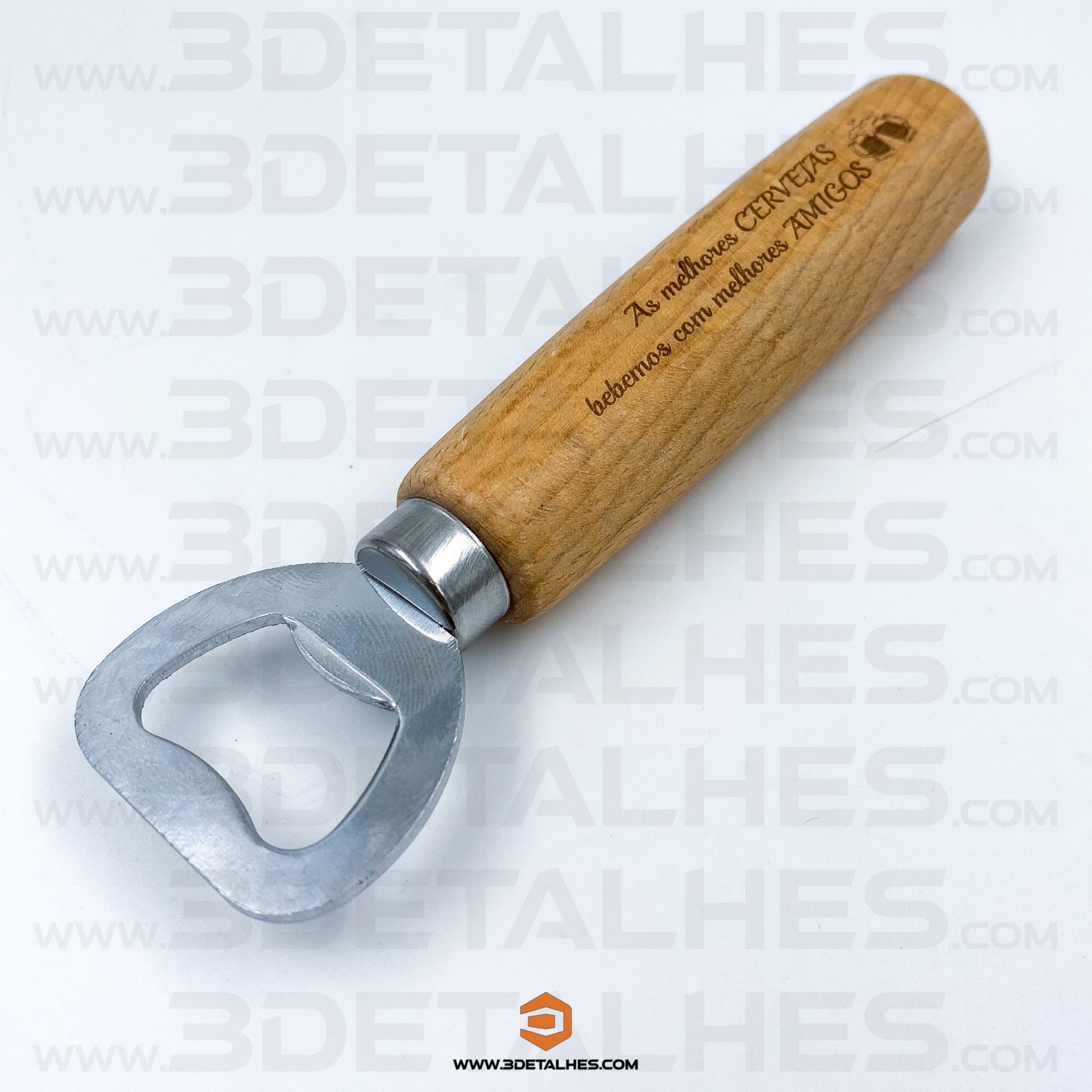 Lembrança Descapsulador em Bambu