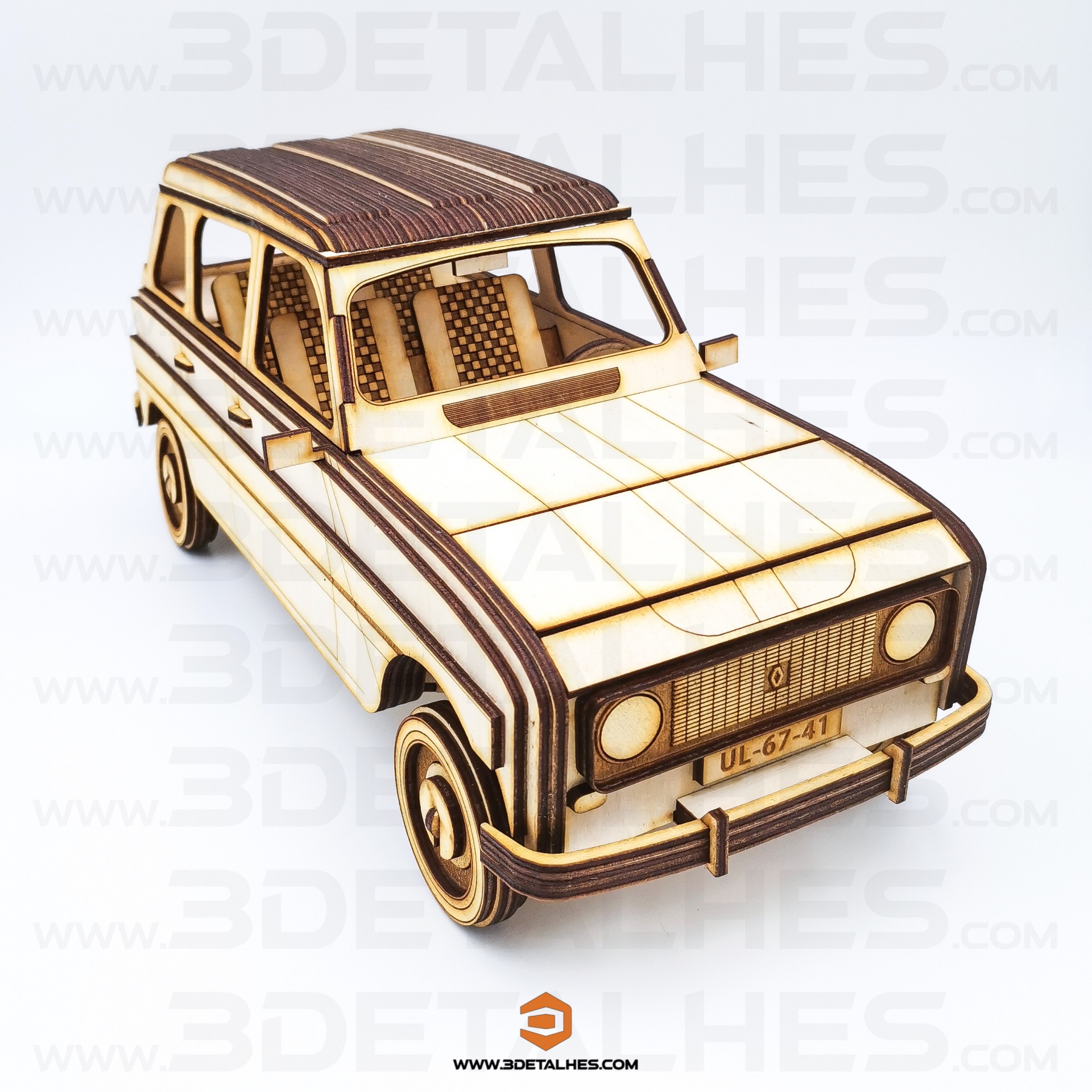 Renault 4L - 3D