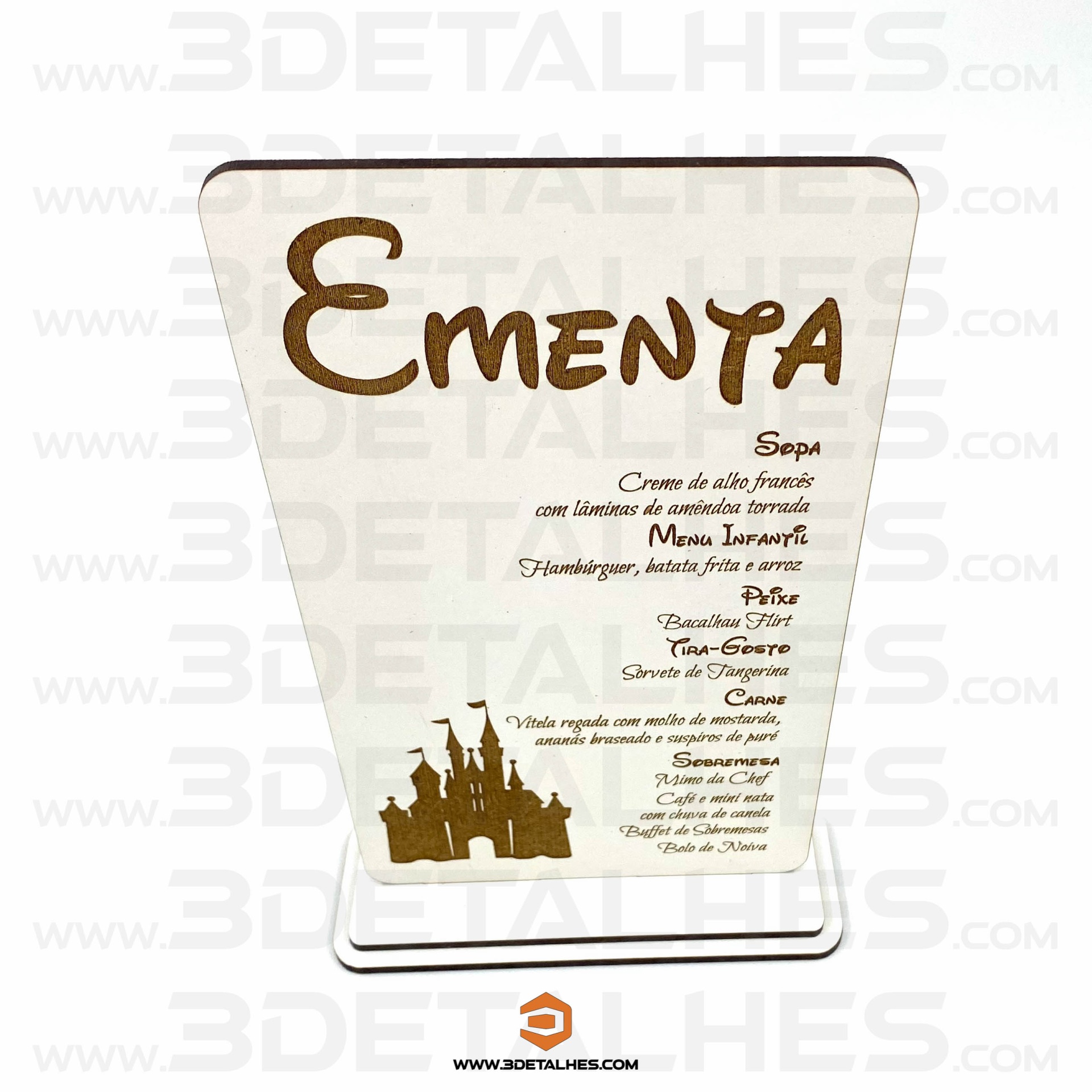 Ementa Castelo Disney