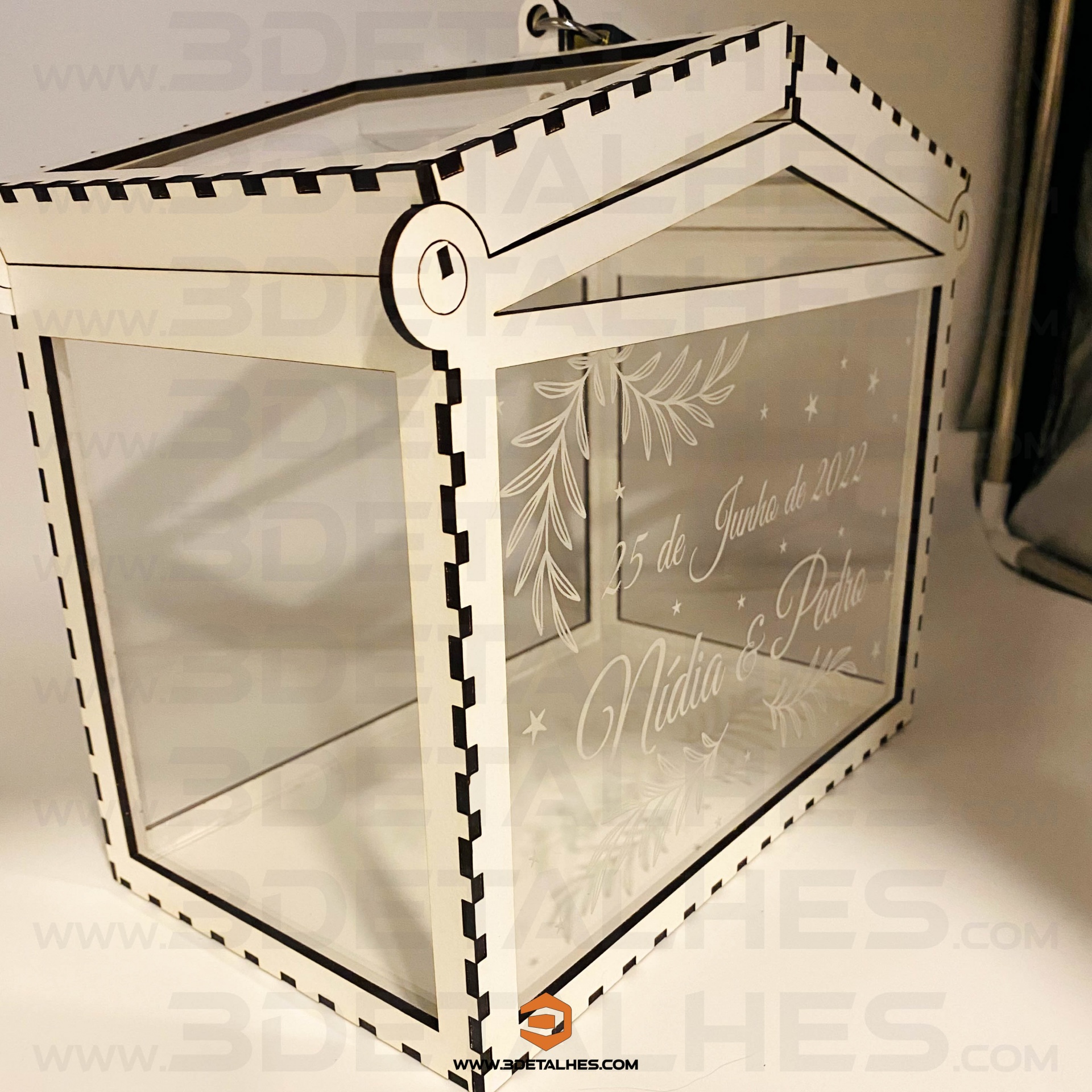 Caixa para Envelopes - Acrílico