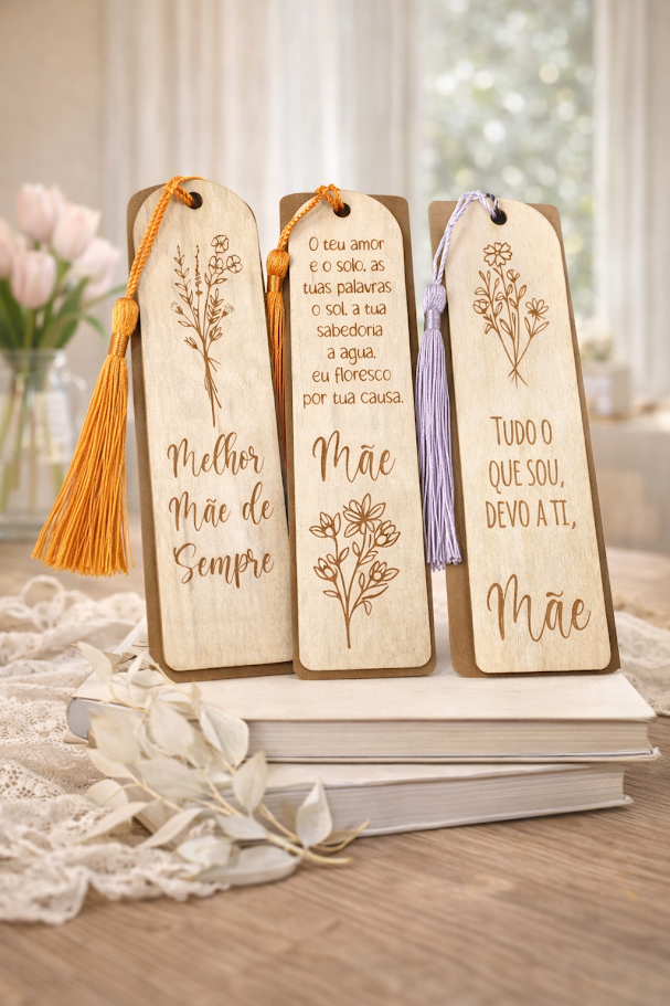 Marcador de Livro - Mãe