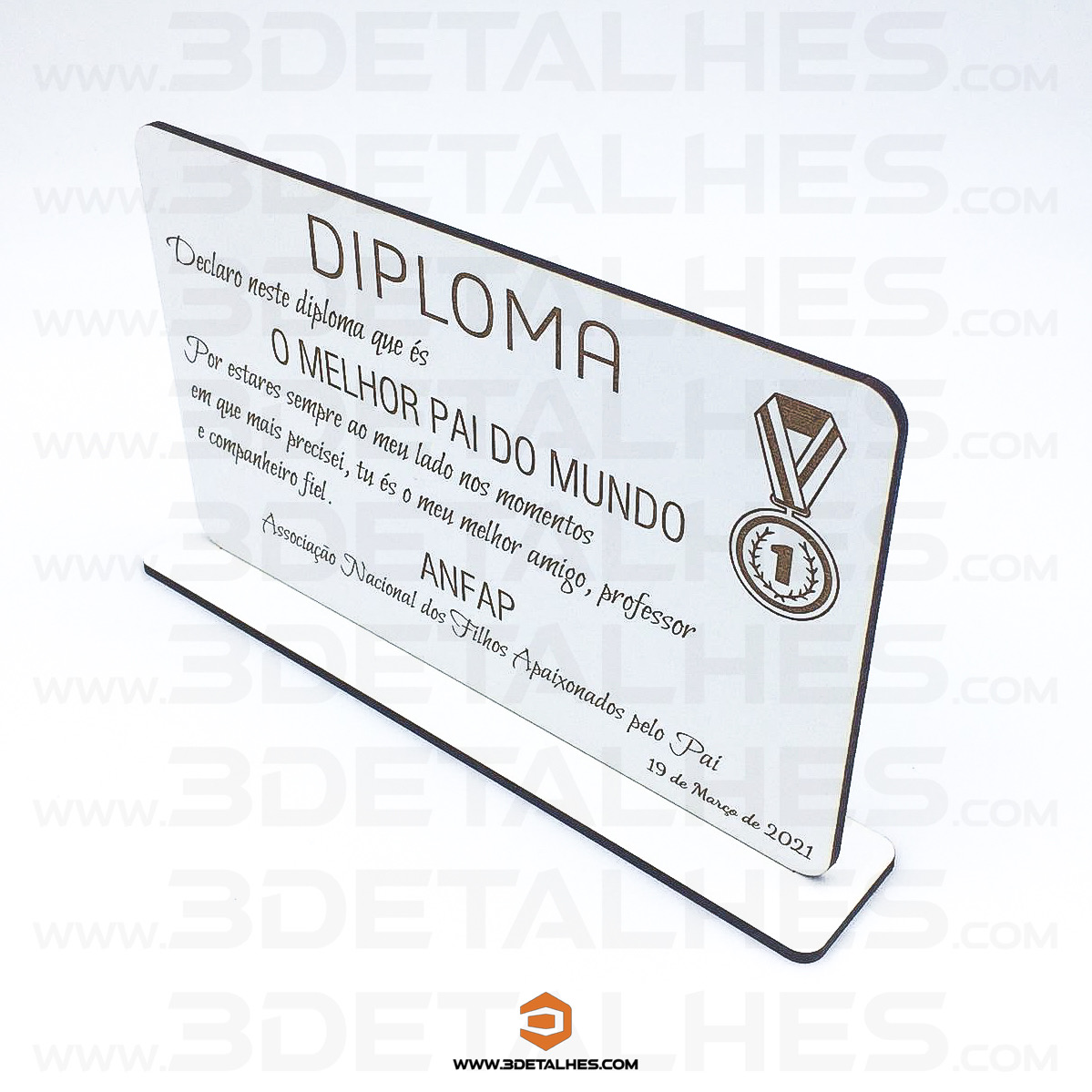Diploma o Melhor Pai do Mundo