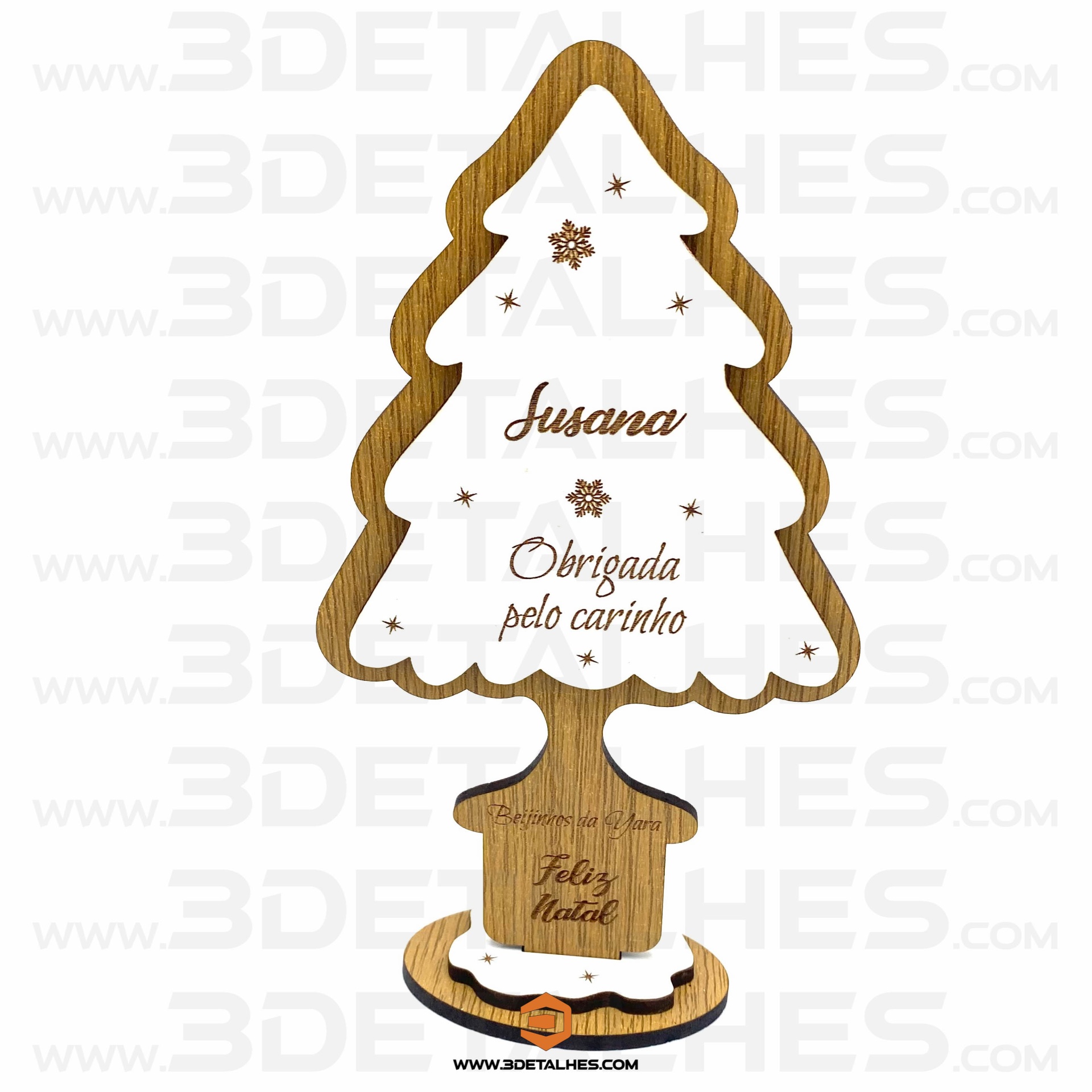 Árvore de Natal com Mensagem