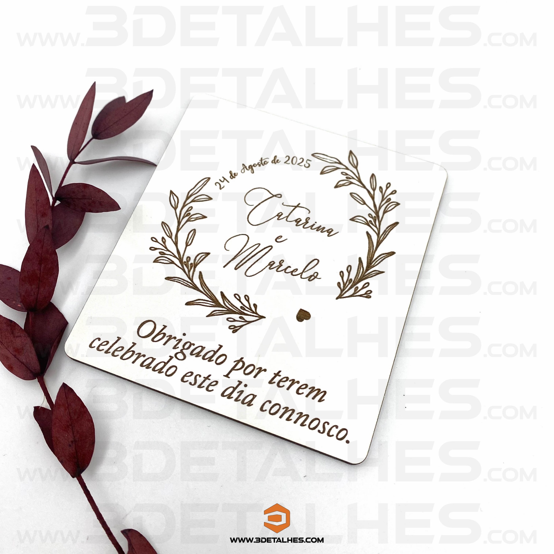 Lembrança Placa (íman ou base)