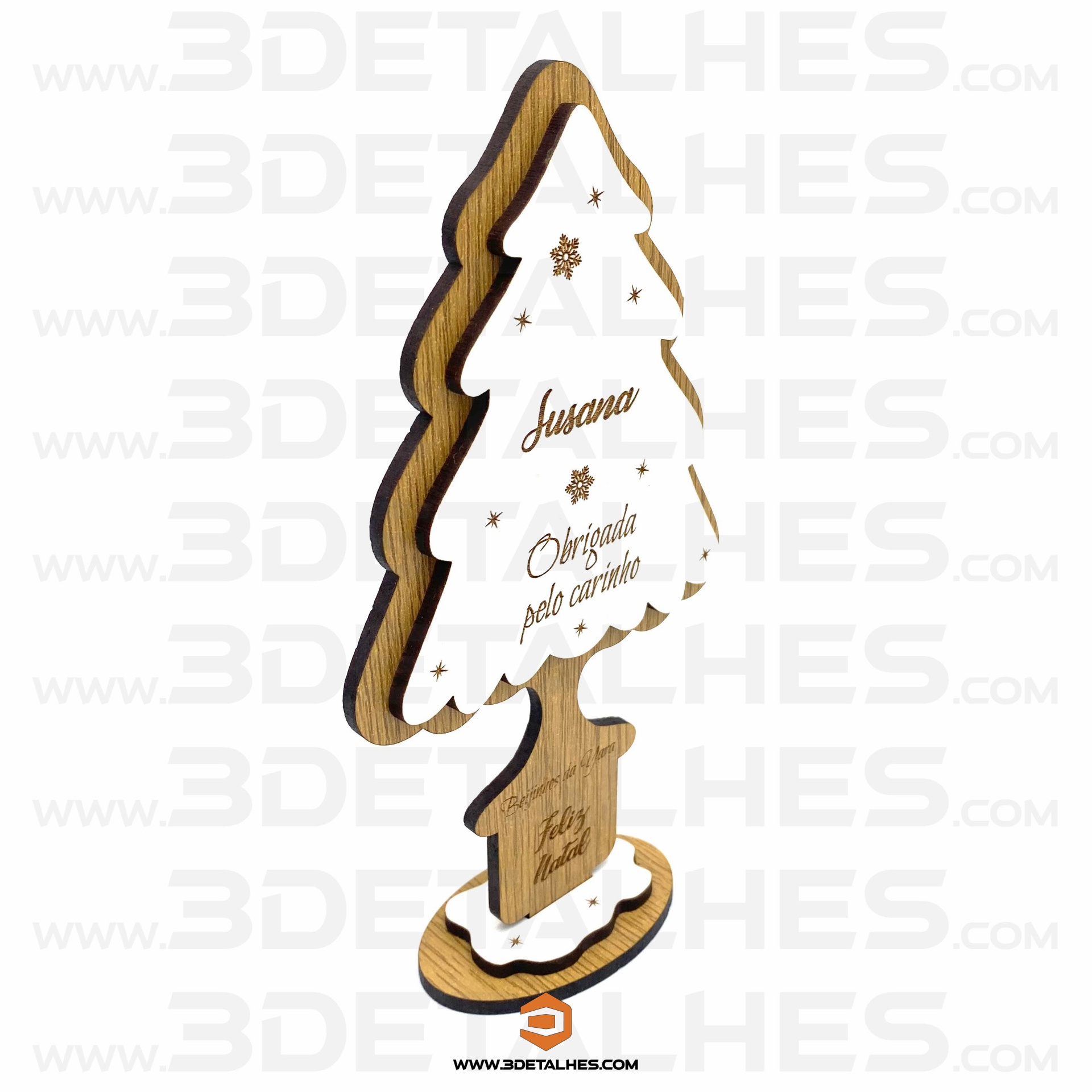 Árvore de Natal com Mensagem