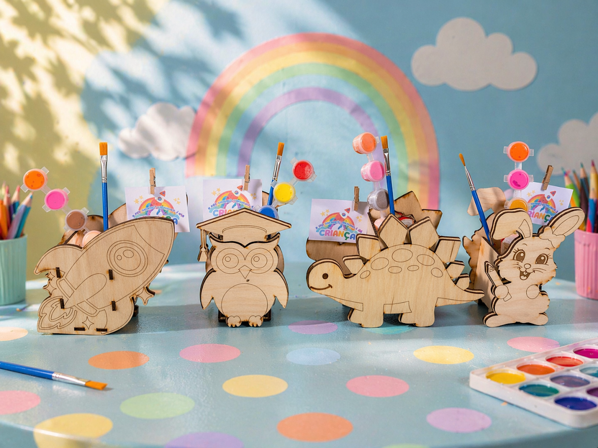 Porta Canetas Criança Modelo 2