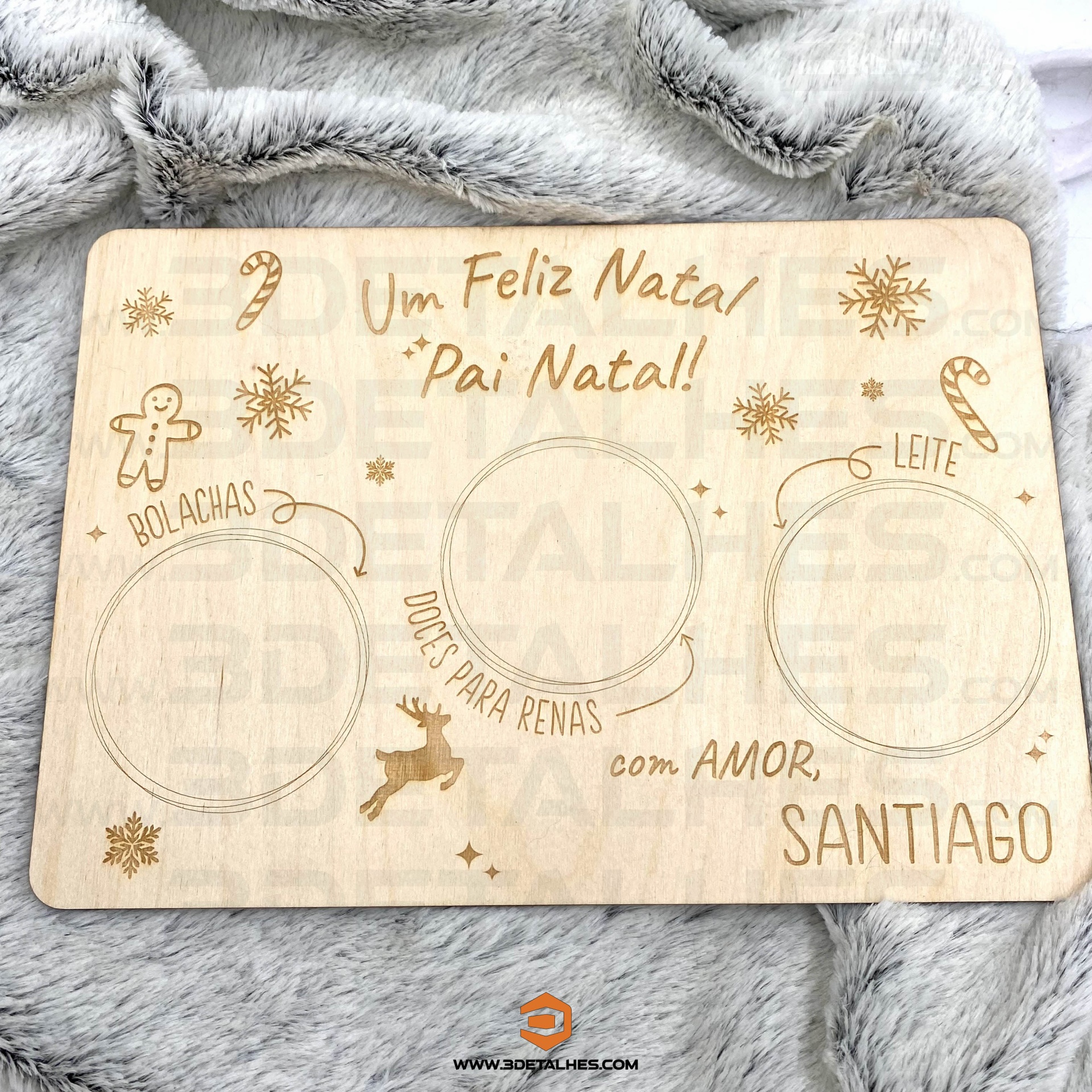 Tabuleiro para o Pai Natal
